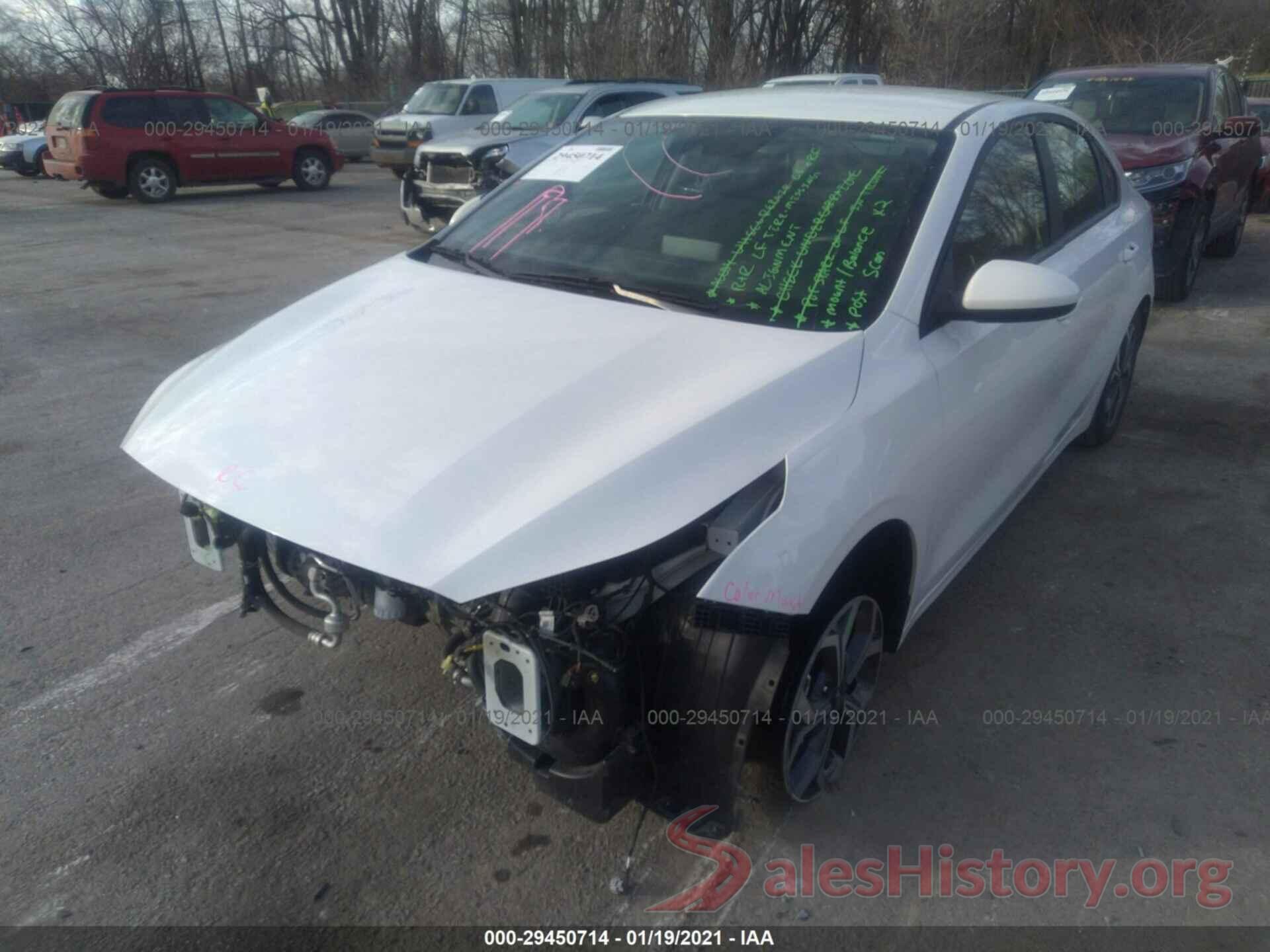 3KPF24AD3LE208348 2020 KIA FORTE