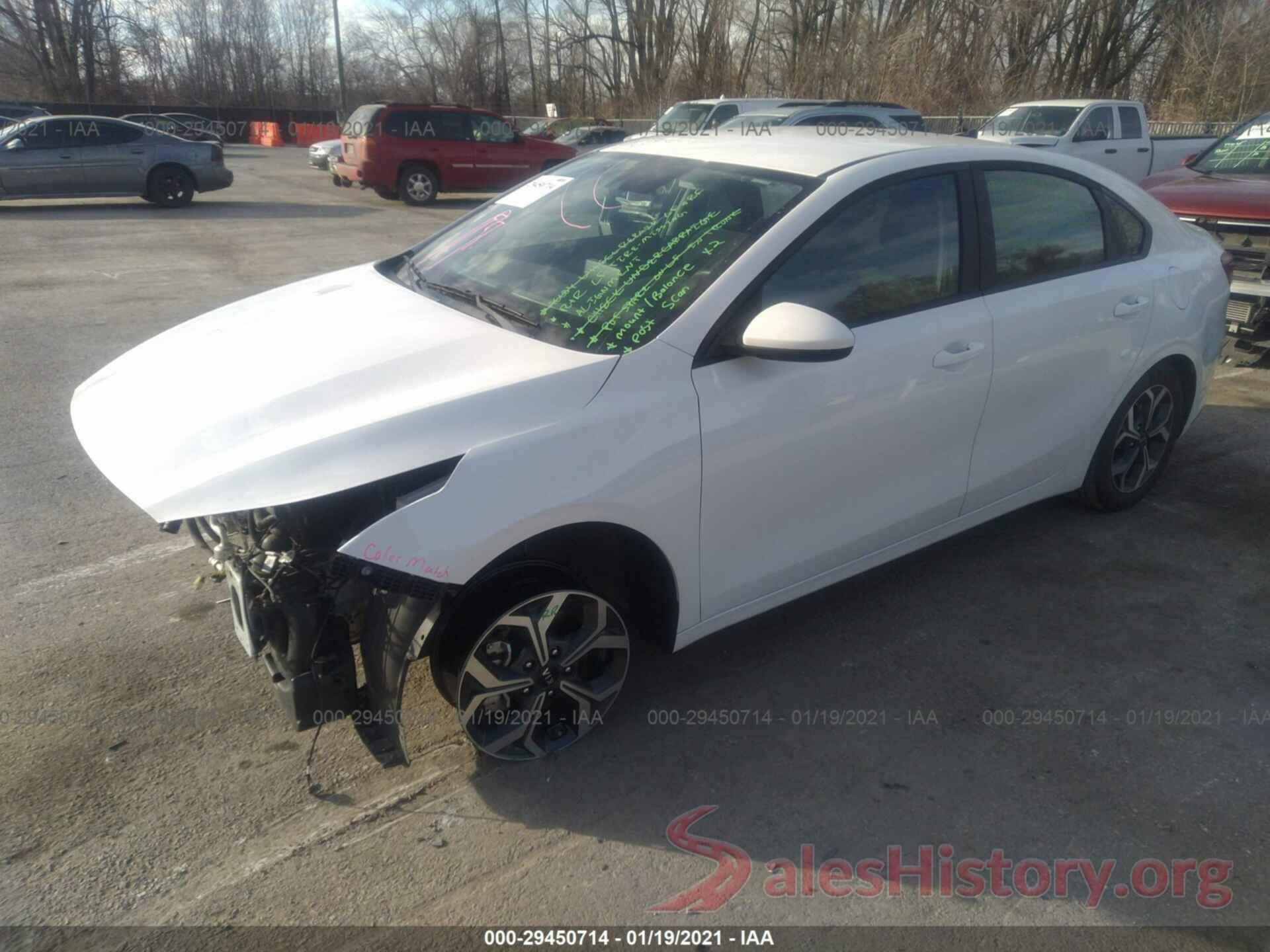 3KPF24AD3LE208348 2020 KIA FORTE