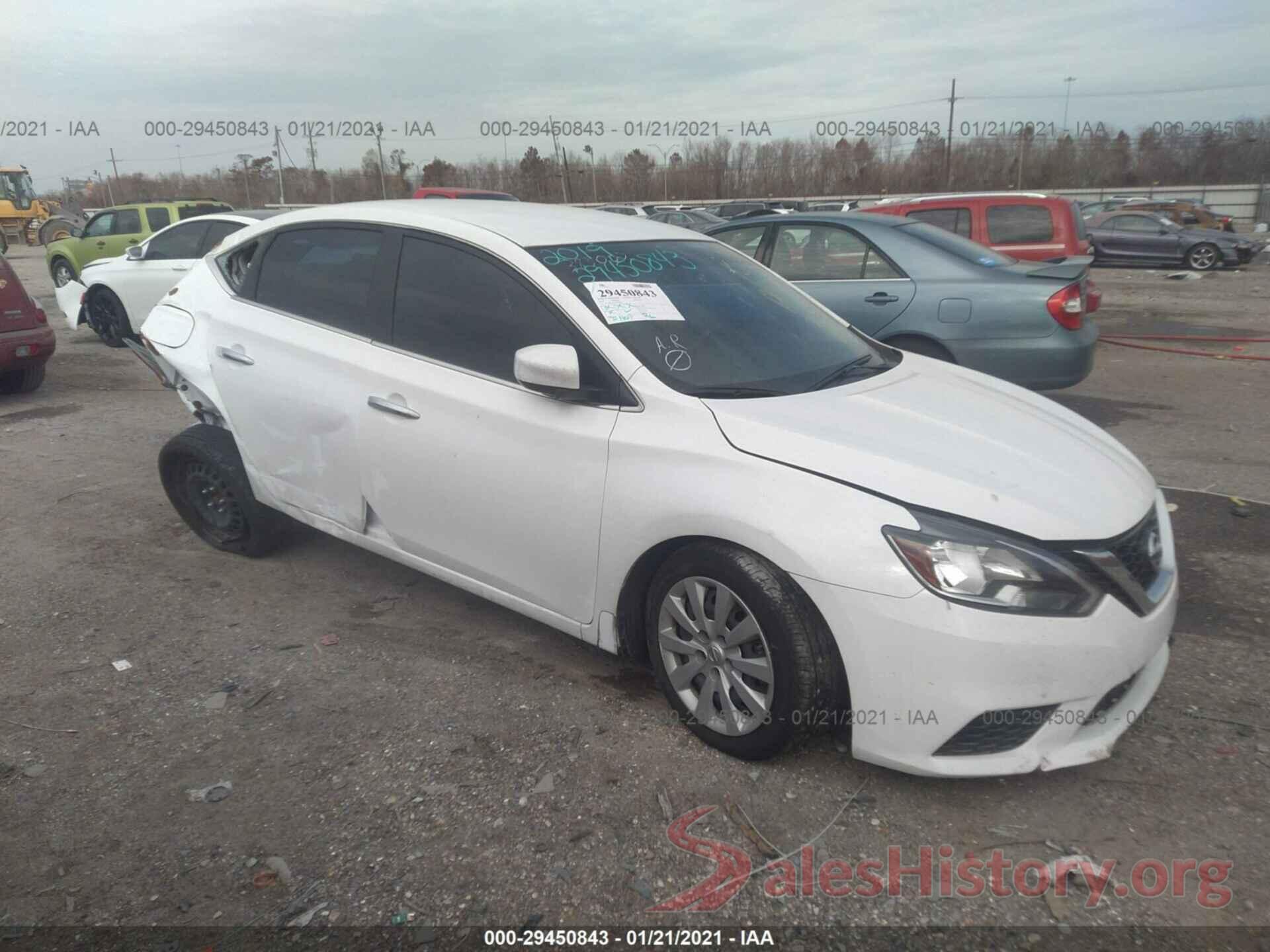 3N1AB7AP0KY383002 2019 NISSAN SENTRA