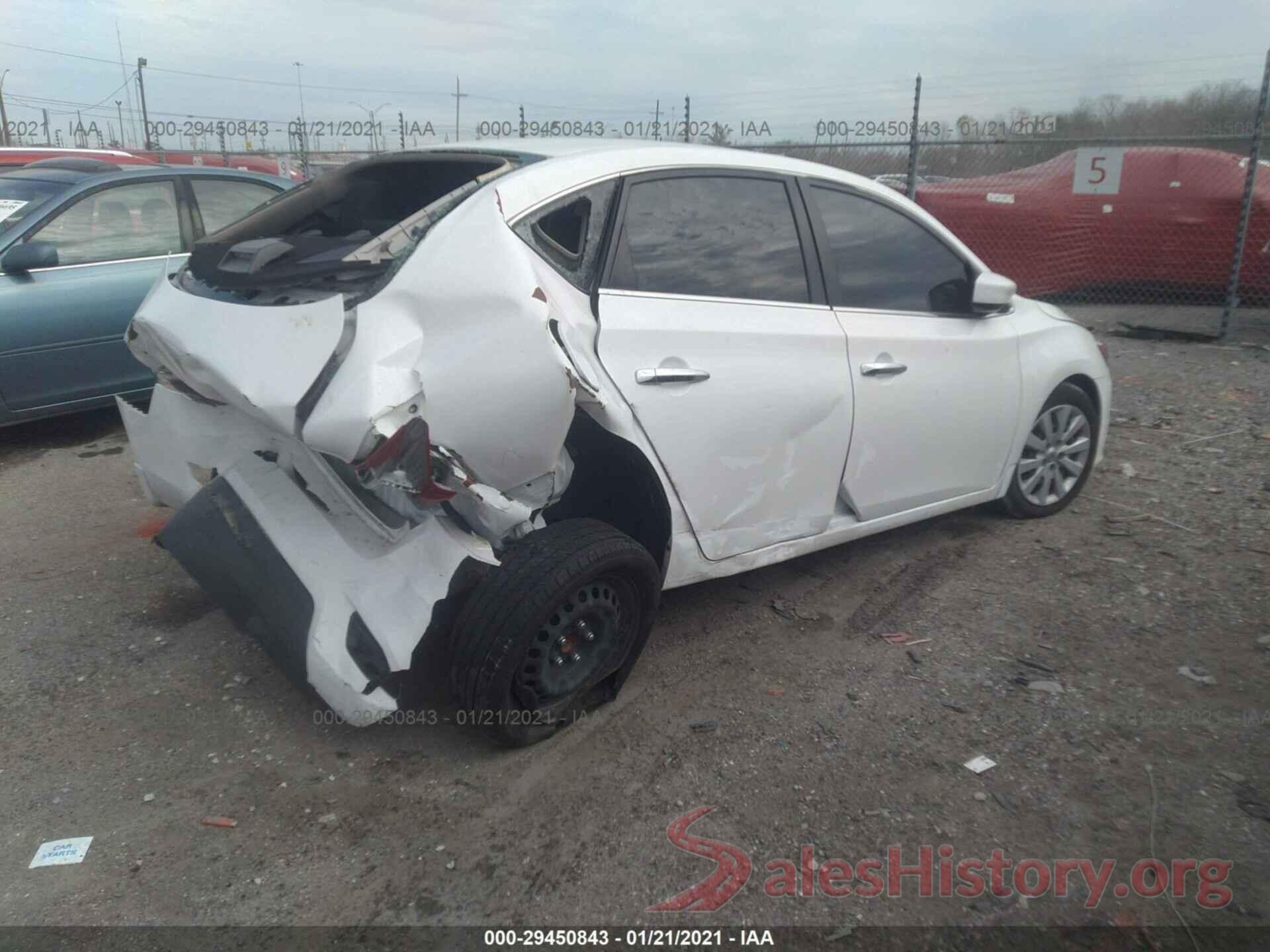 3N1AB7AP0KY383002 2019 NISSAN SENTRA