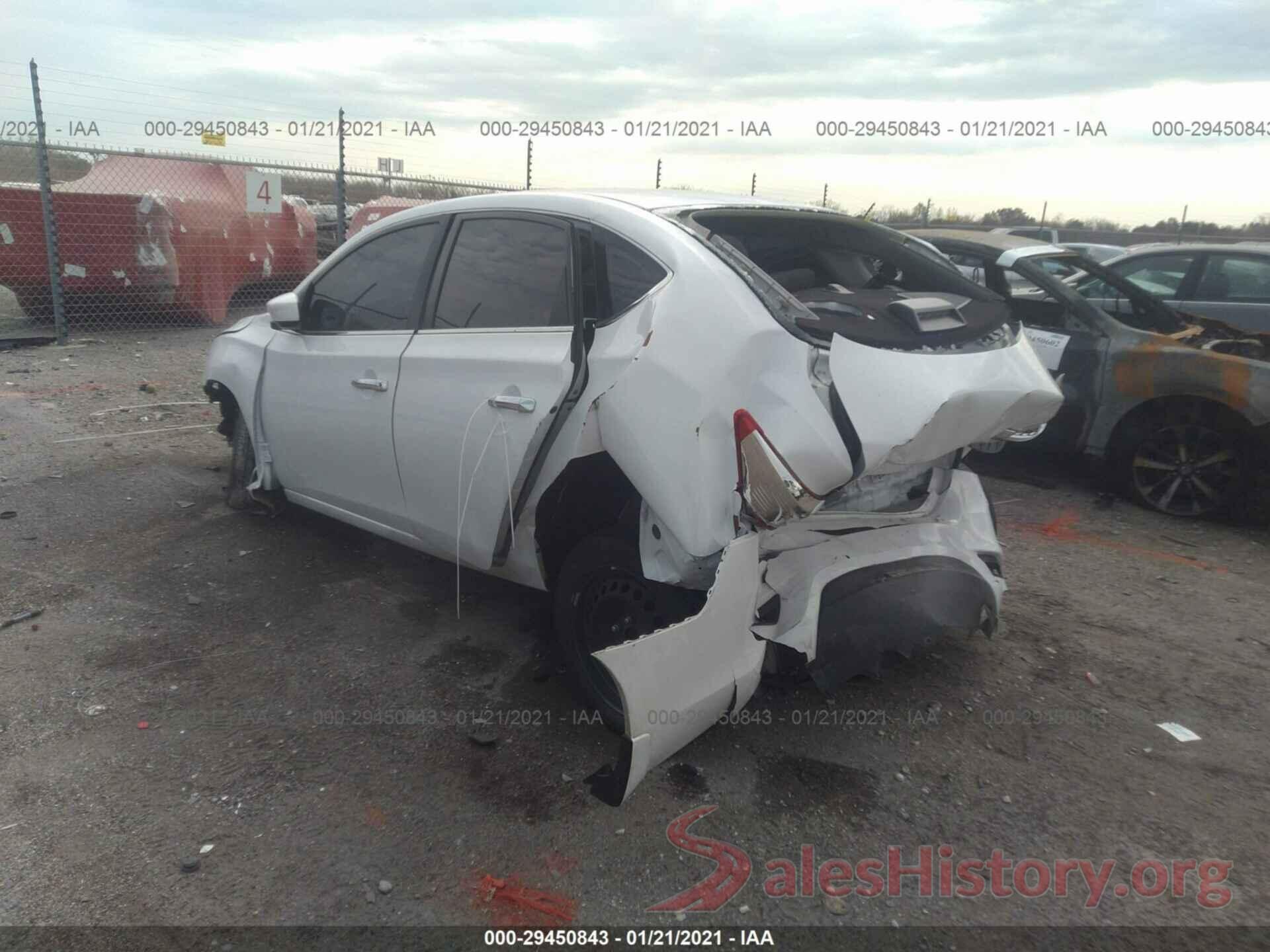 3N1AB7AP0KY383002 2019 NISSAN SENTRA