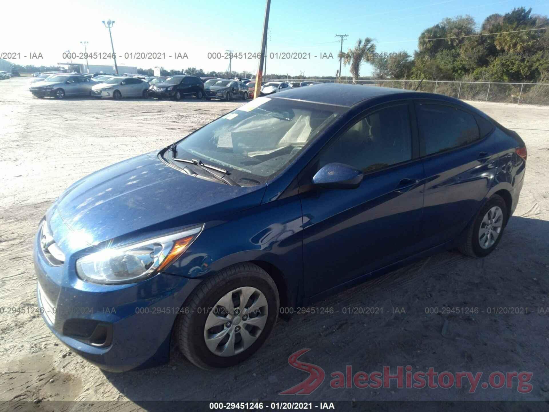 KMHCT4AE6GU092851 2016 HYUNDAI ACCENT