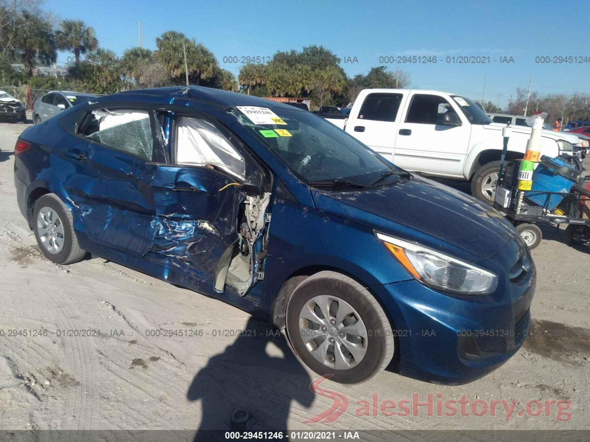 KMHCT4AE6GU092851 2016 HYUNDAI ACCENT