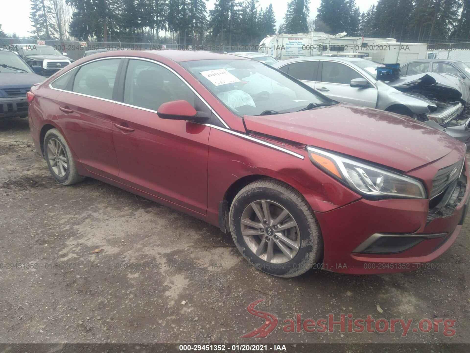 5NPE24AF9GH314365 2016 HYUNDAI SONATA