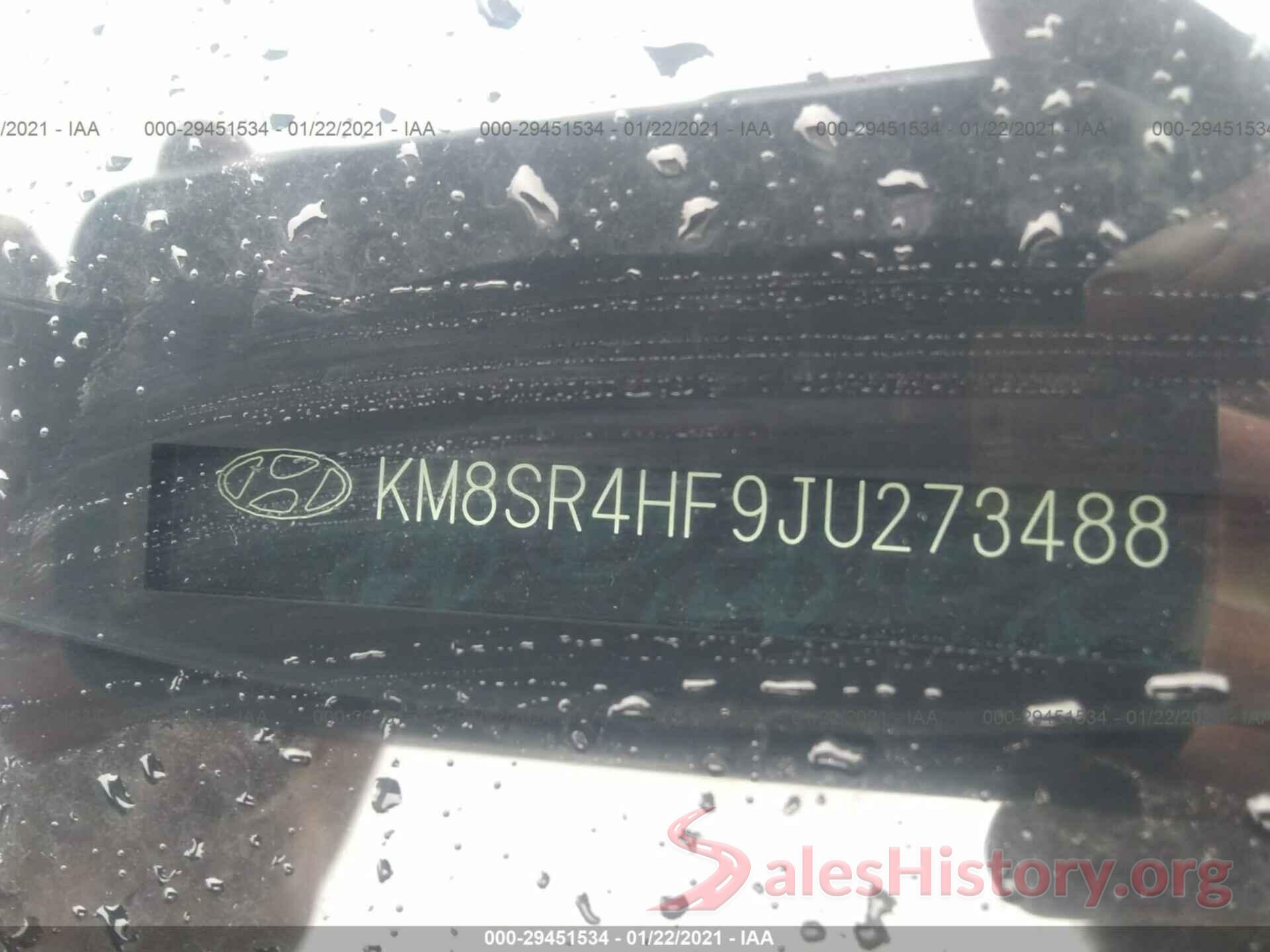 KM8SR4HF9JU273488 2018 HYUNDAI SANTA FE