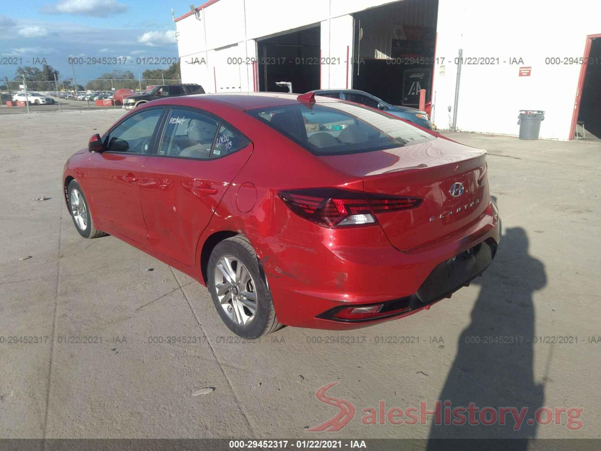 5NPD84LF5KH425009 2019 HYUNDAI ELANTRA