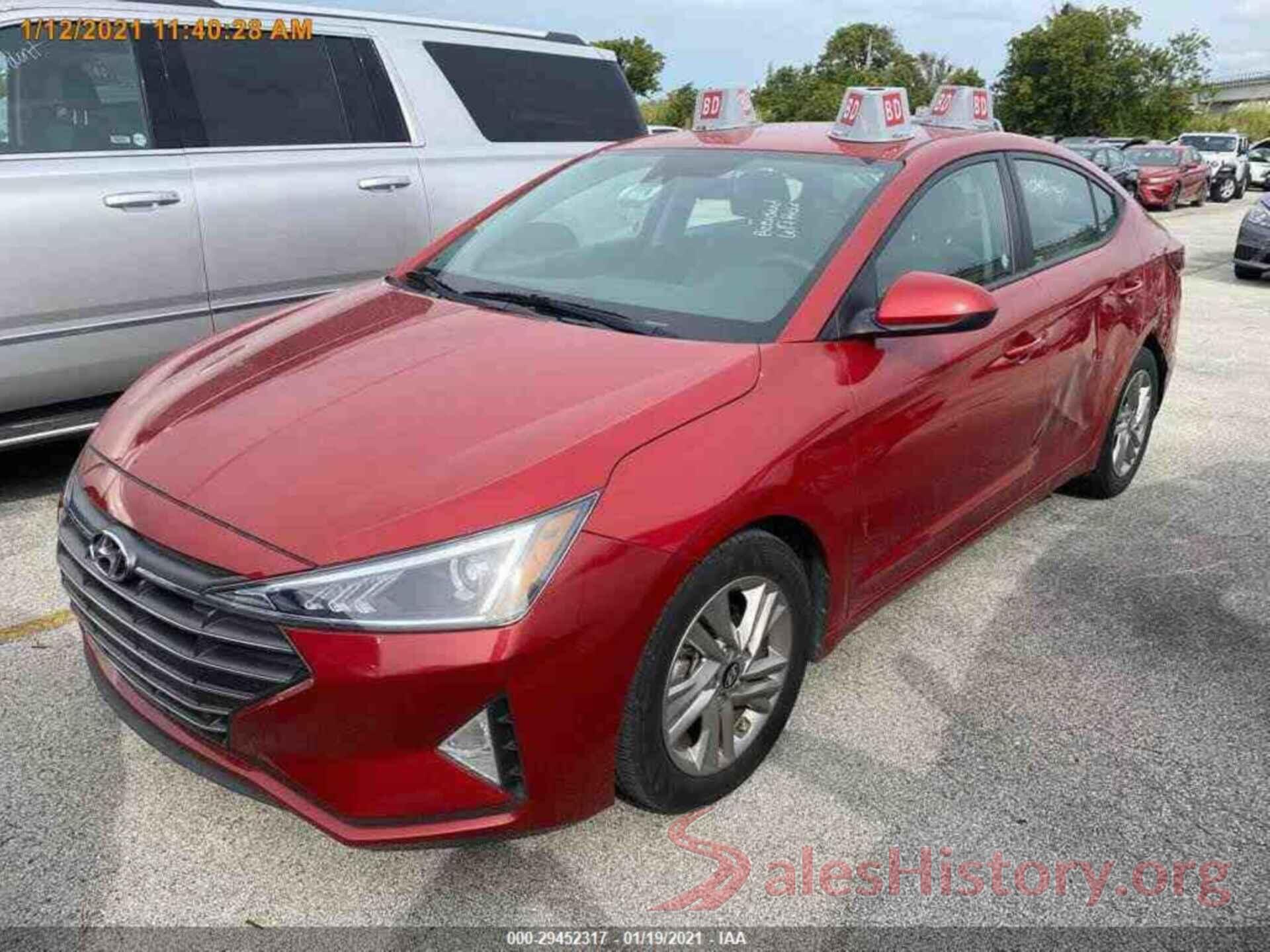 5NPD84LF5KH425009 2019 HYUNDAI ELANTRA