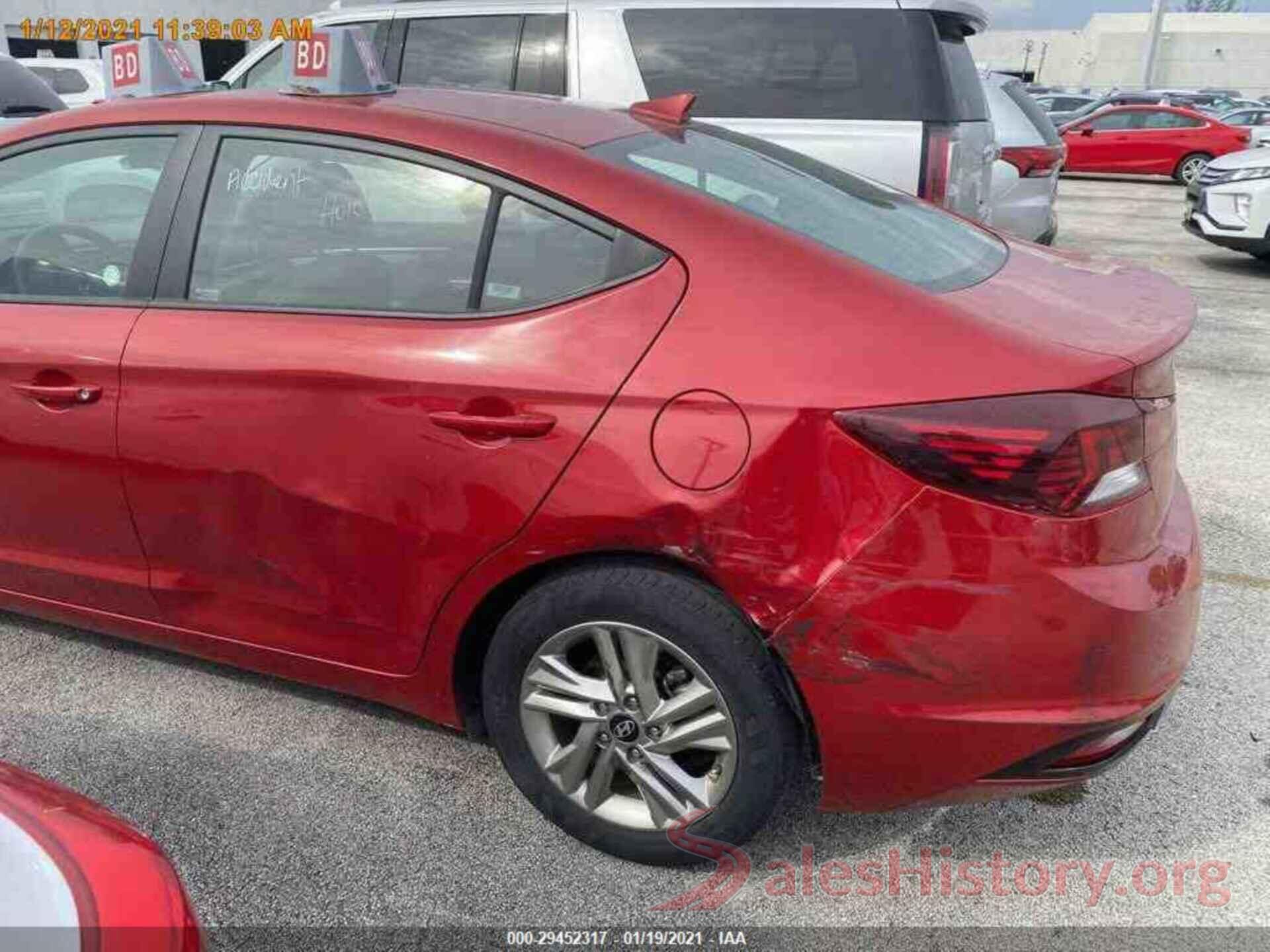 5NPD84LF5KH425009 2019 HYUNDAI ELANTRA