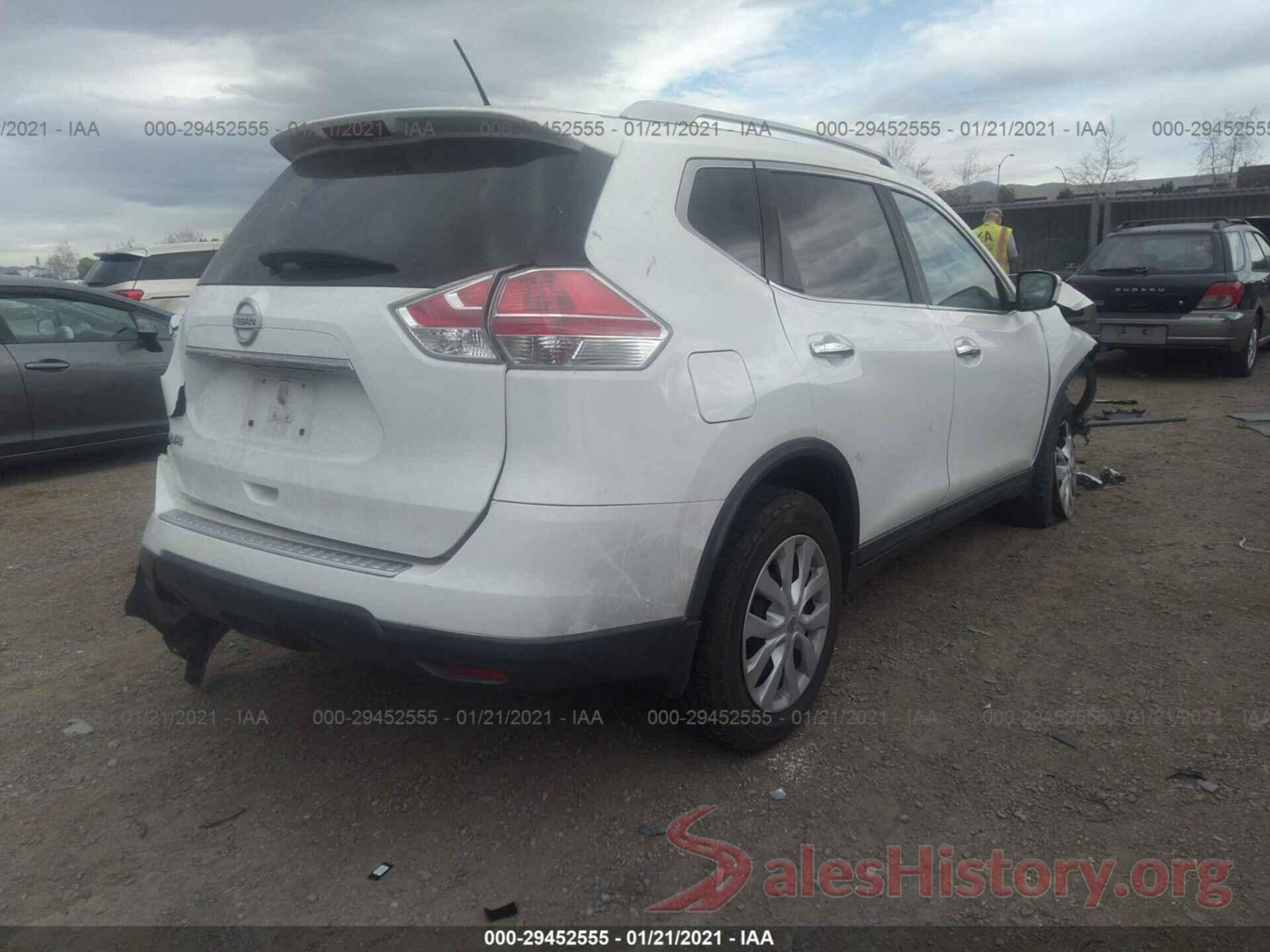 KNMAT2MT4GP680823 2016 NISSAN ROGUE