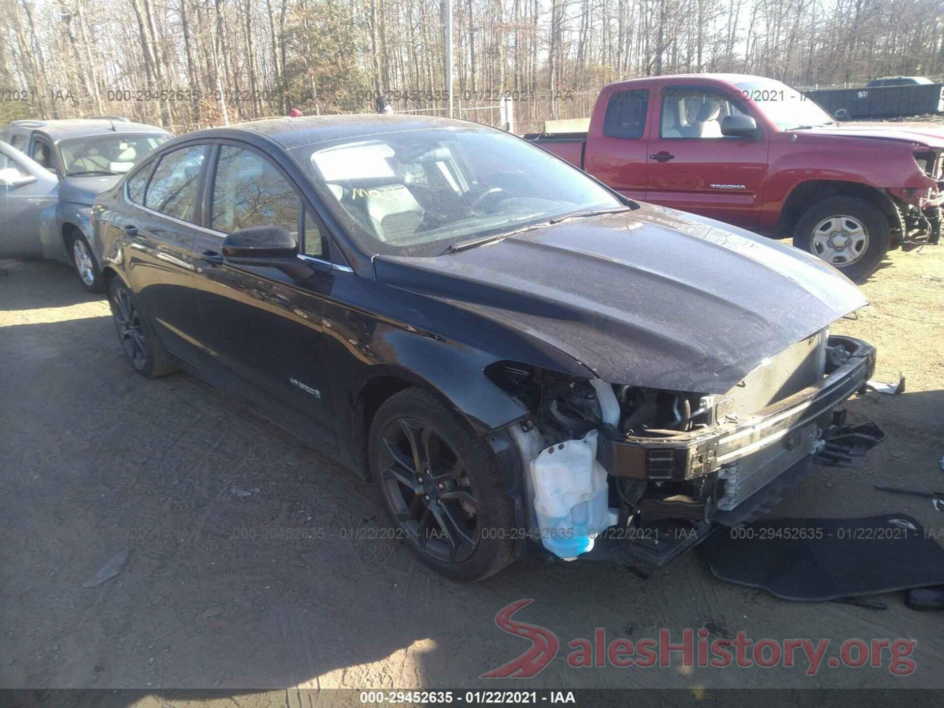 3FA6P0LU6JR207178 2018 FORD FUSION HYBRID