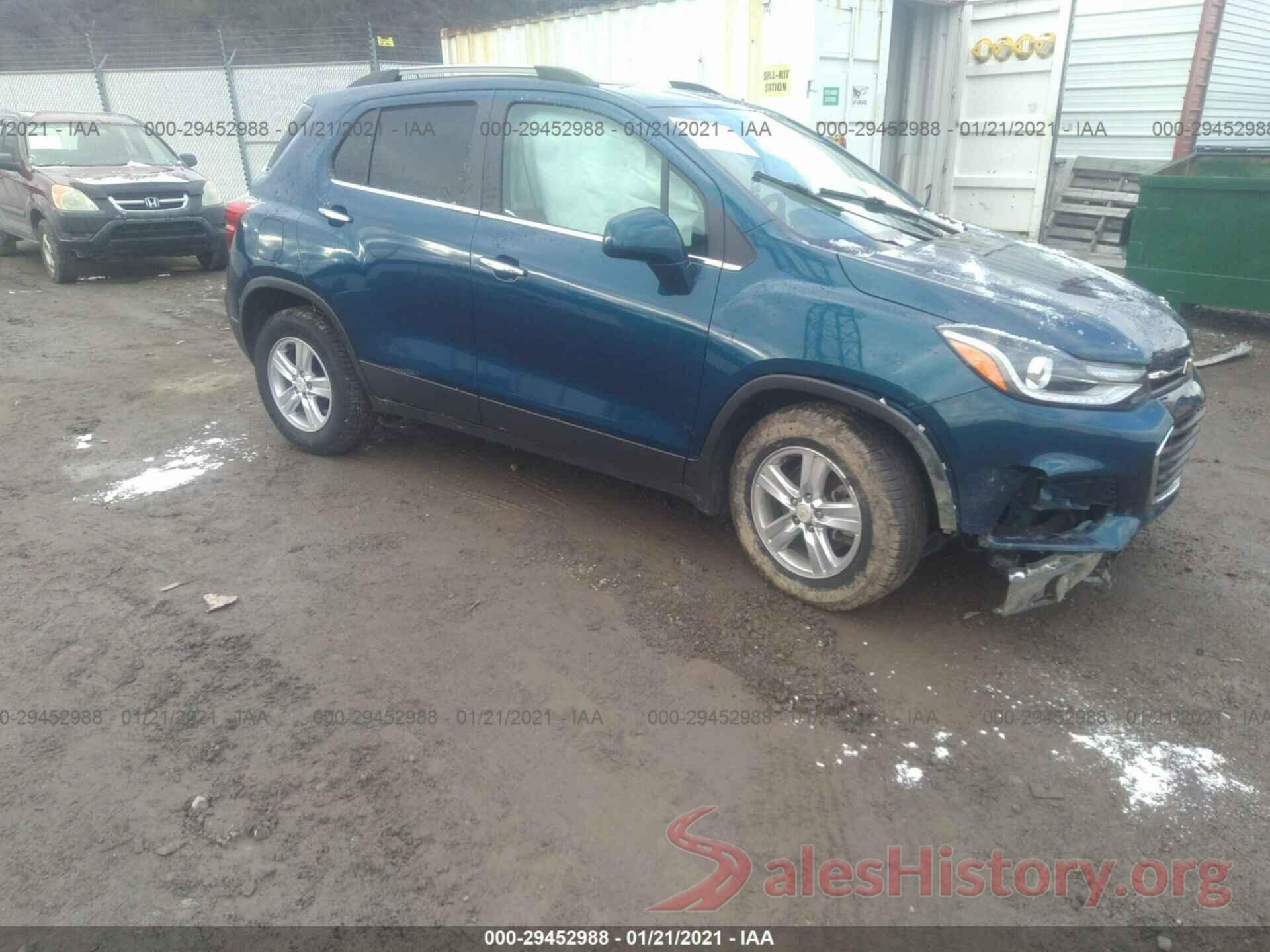 3GNCJLSB8KL151580 2019 CHEVROLET TRAX