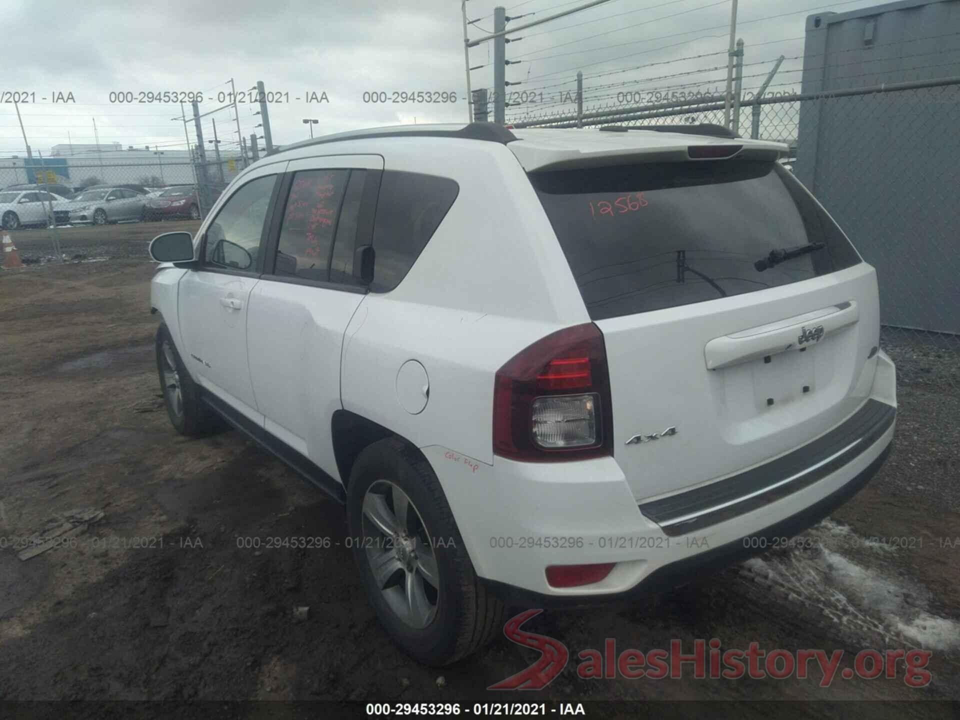 1C4NJDEB0HD170058 2017 JEEP COMPASS