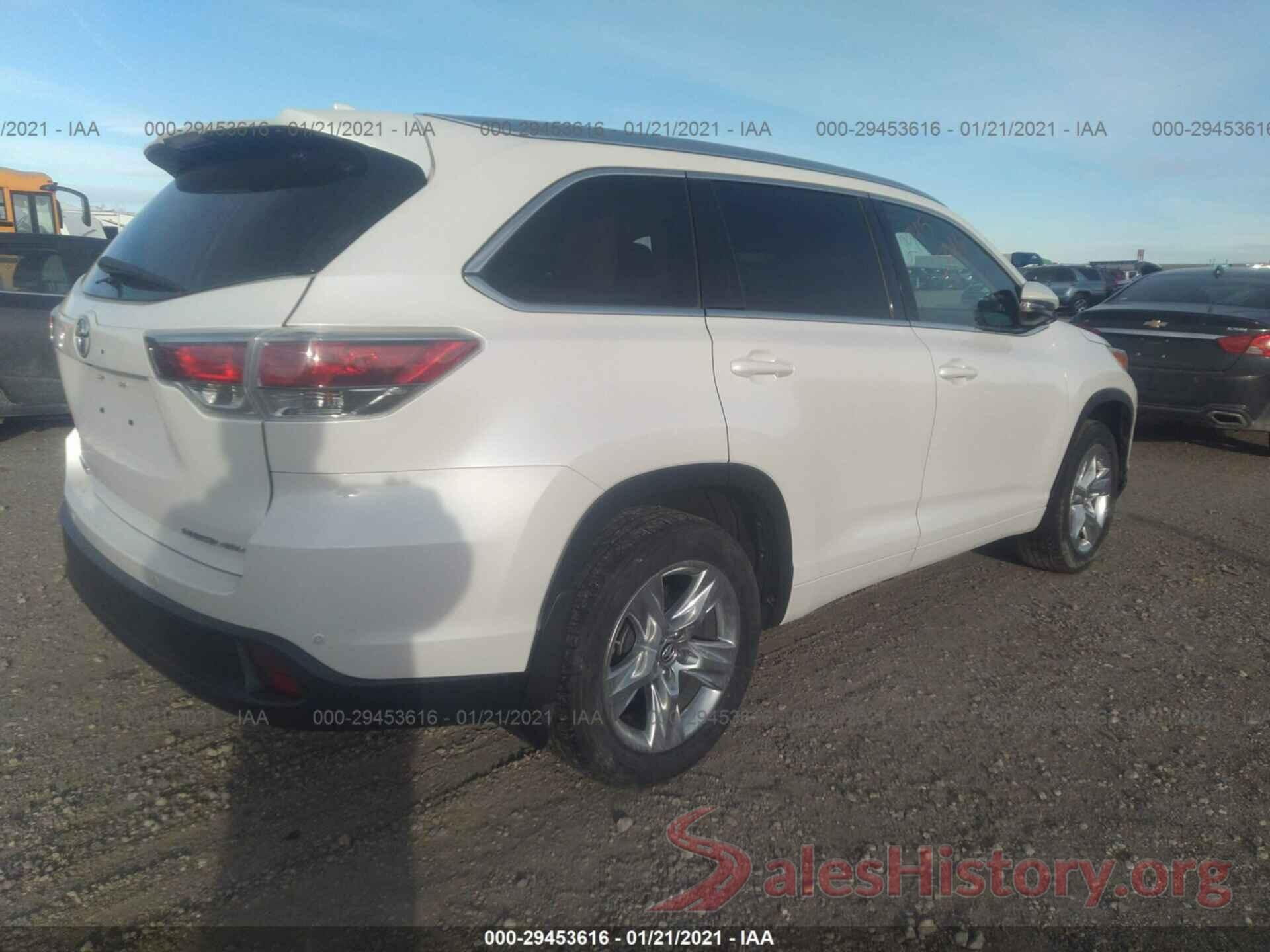 5TDDKRFH8GS268220 2016 TOYOTA HIGHLANDER