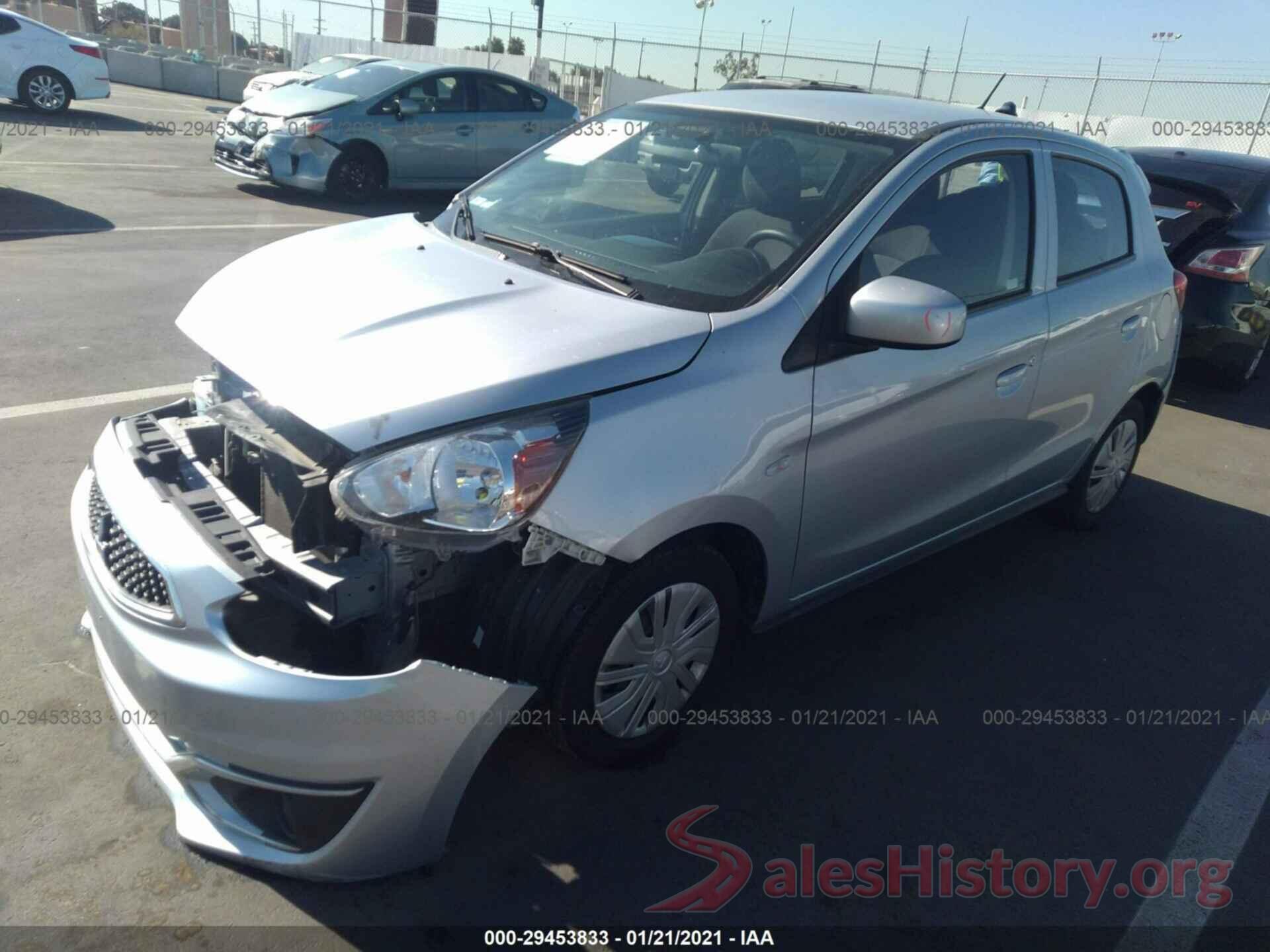 ML32A3HJ3JH007874 2018 MITSUBISHI MIRAGE