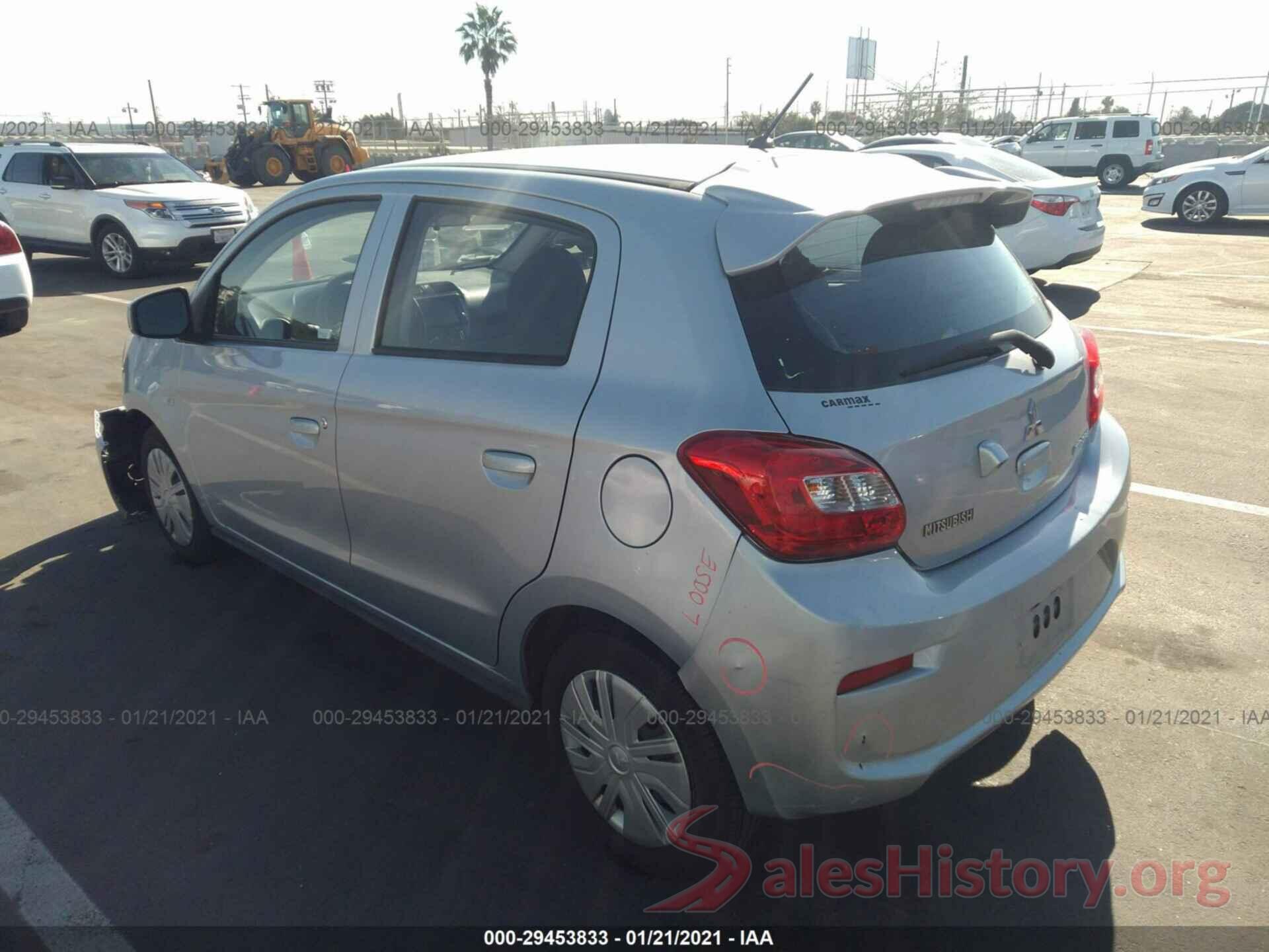 ML32A3HJ3JH007874 2018 MITSUBISHI MIRAGE