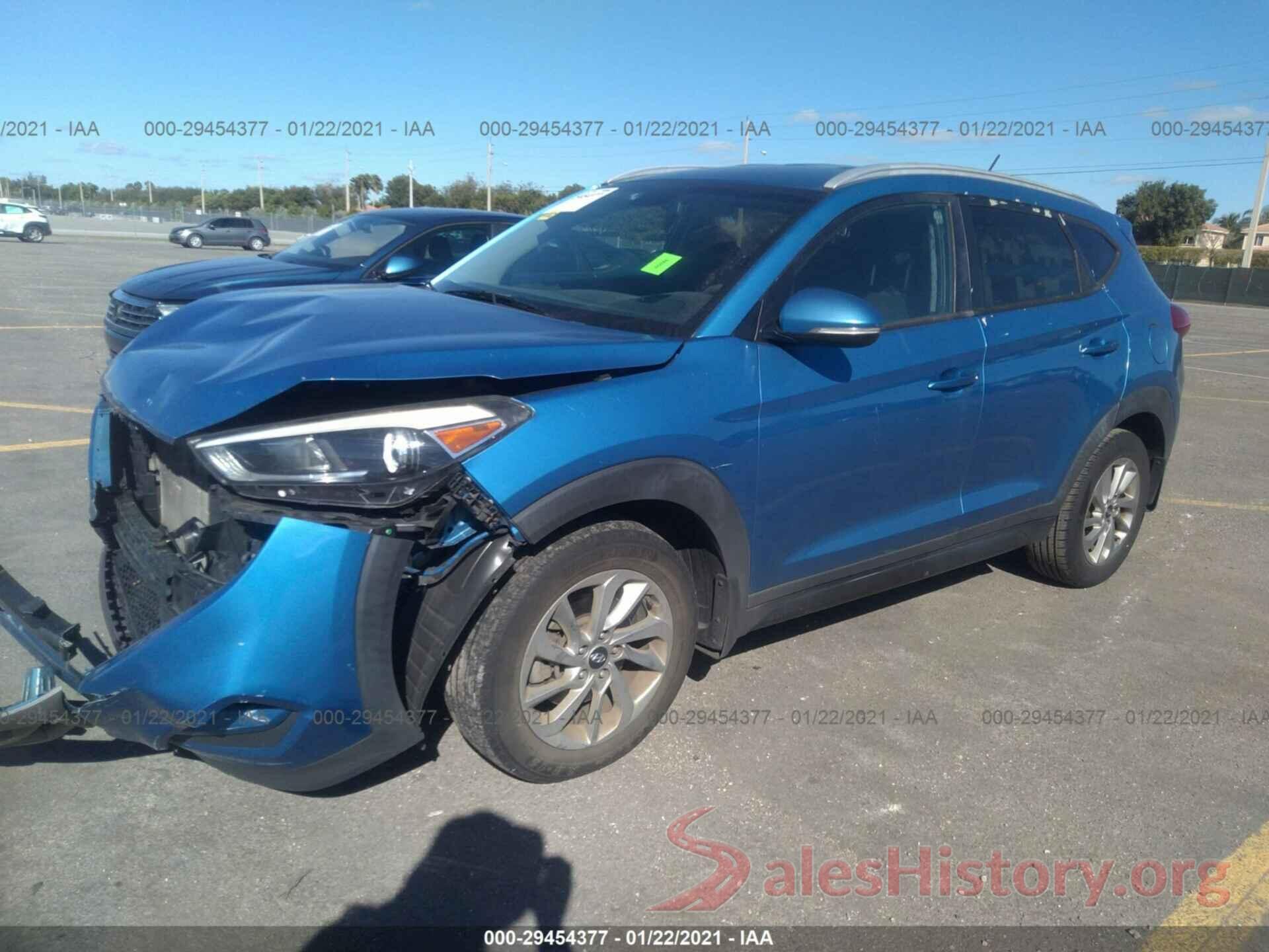 KM8J33A21GU037702 2016 HYUNDAI TUCSON