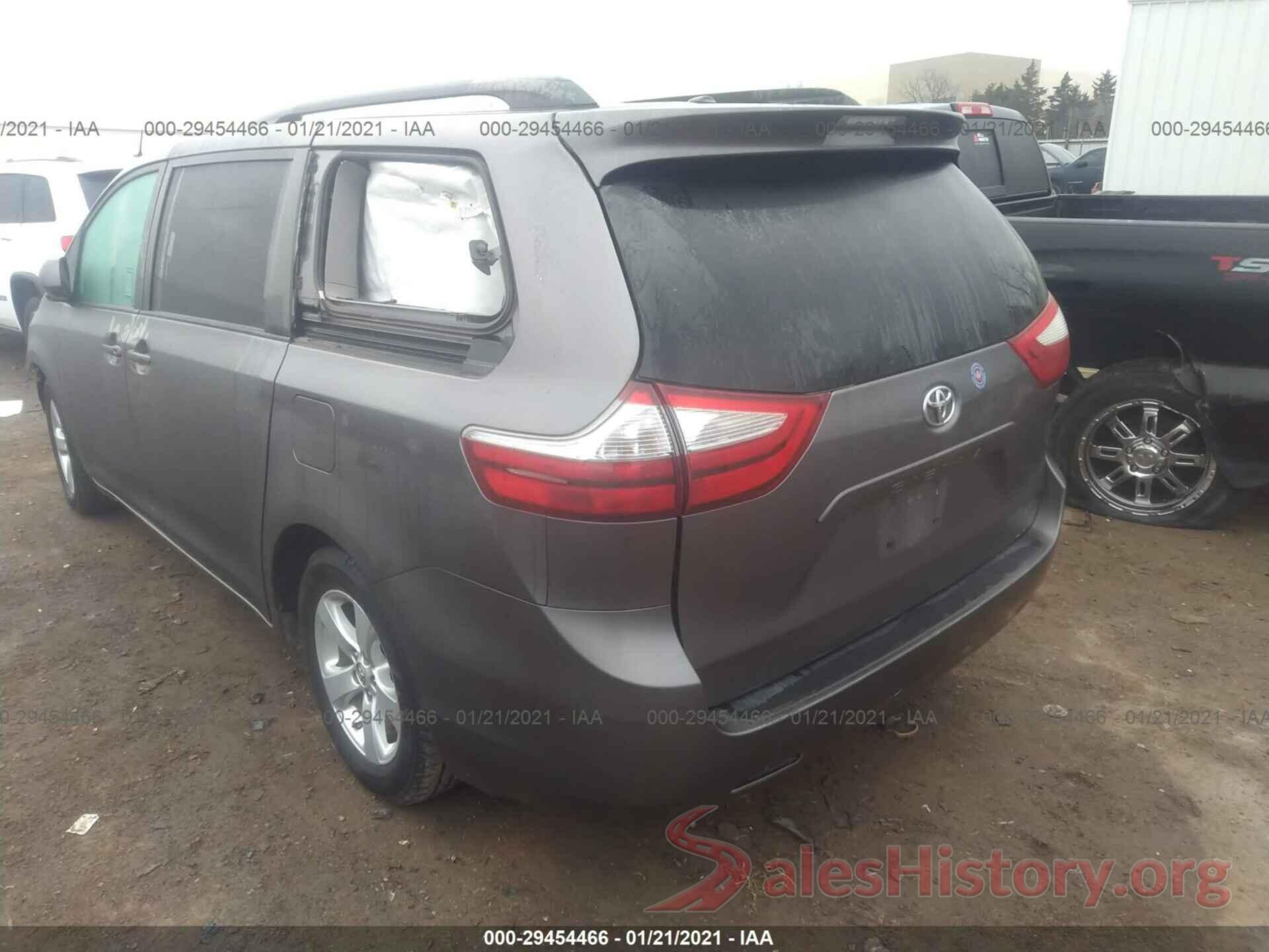 5TDKK3DC5GS757475 2016 TOYOTA SIENNA