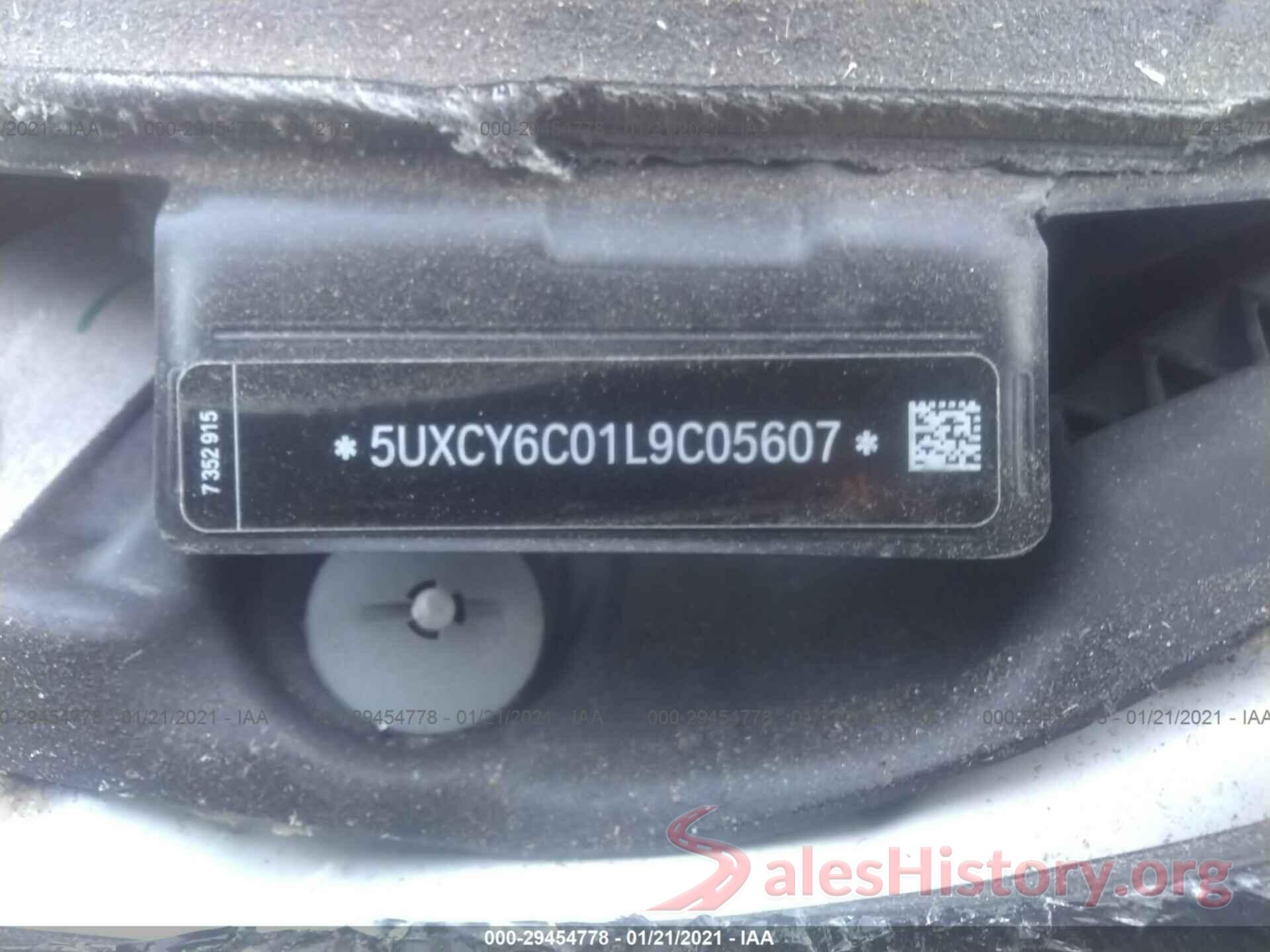 5UXCY6C01L9C05607 2020 BMW X6