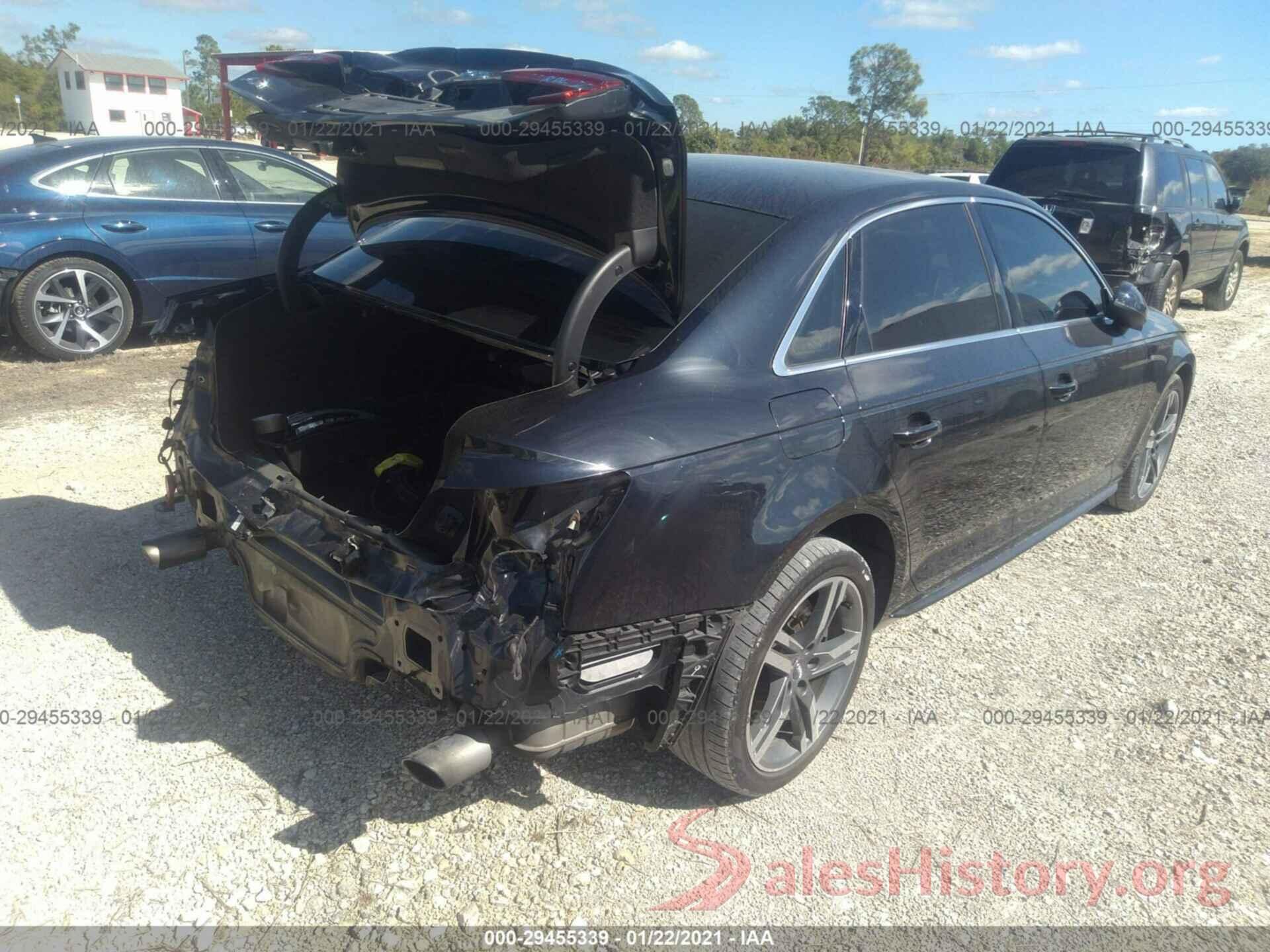 WAULNAF40HN008772 2017 AUDI A4