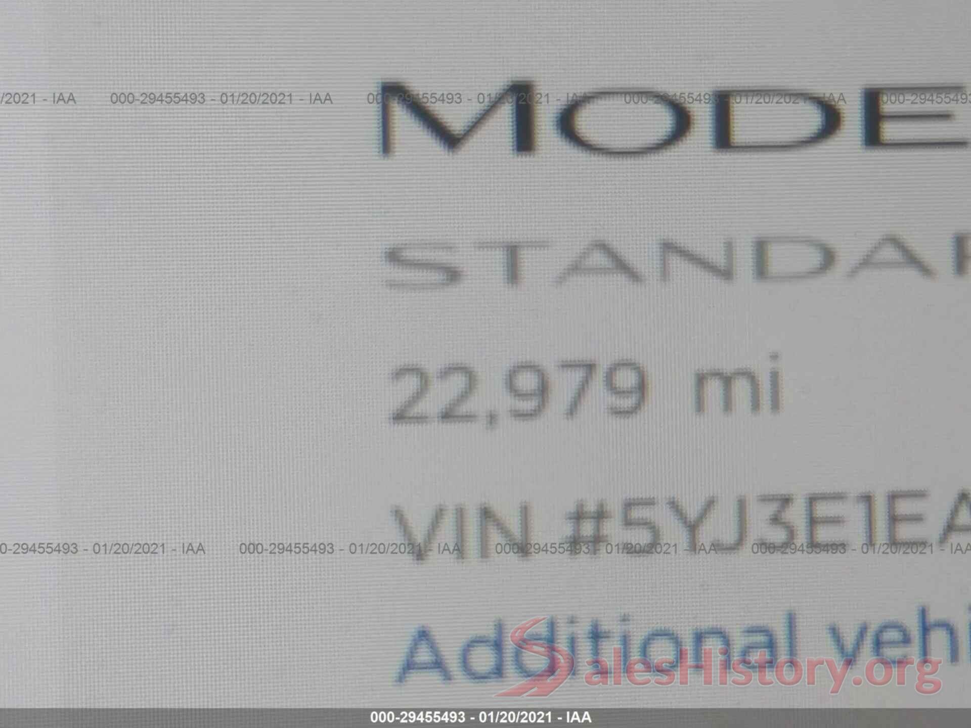 5YJ3E1EAXKF430709 2019 TESLA MODEL 3