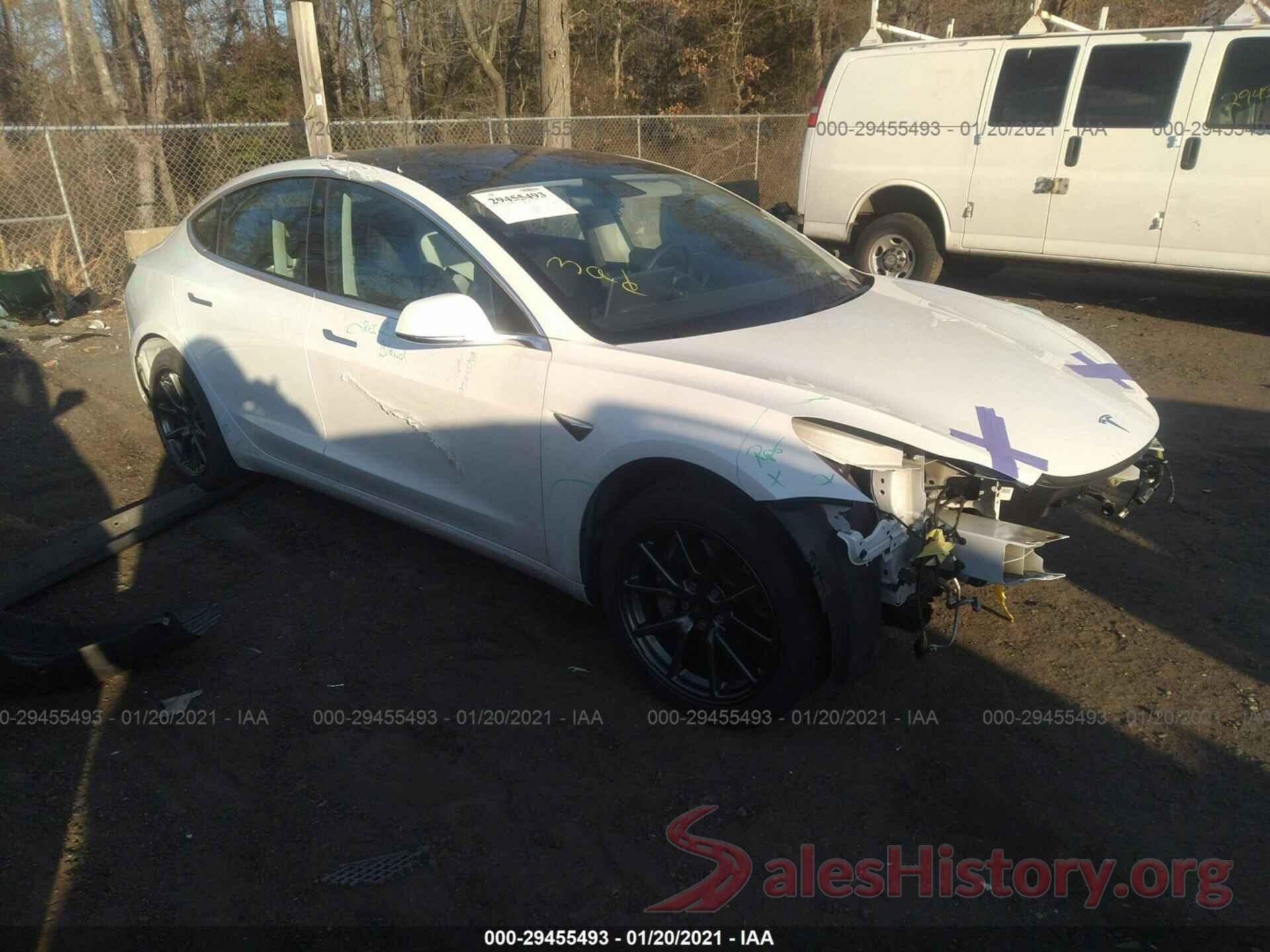 5YJ3E1EAXKF430709 2019 TESLA MODEL 3