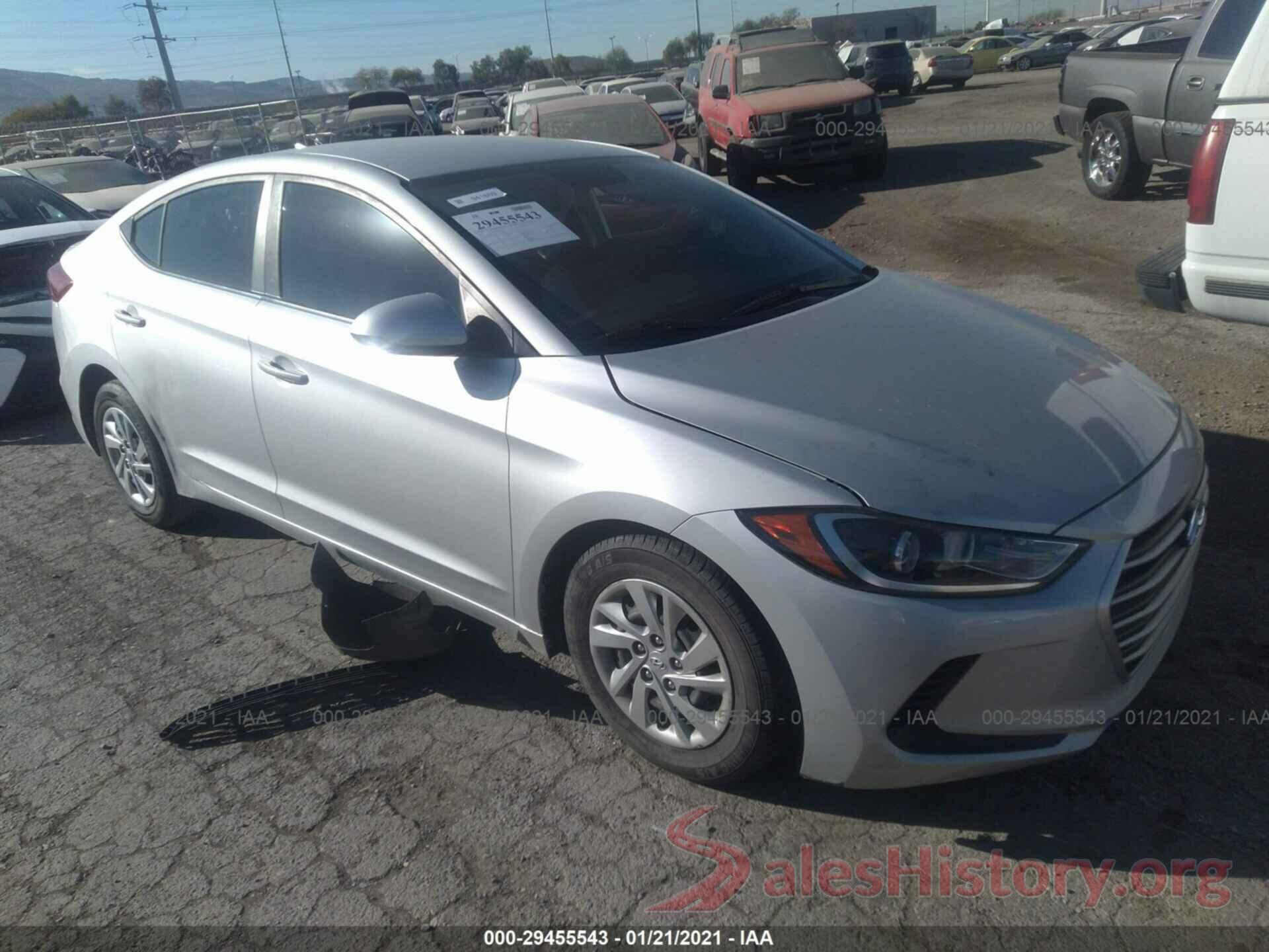 KMHD74LF3HU120945 2017 HYUNDAI ELANTRA