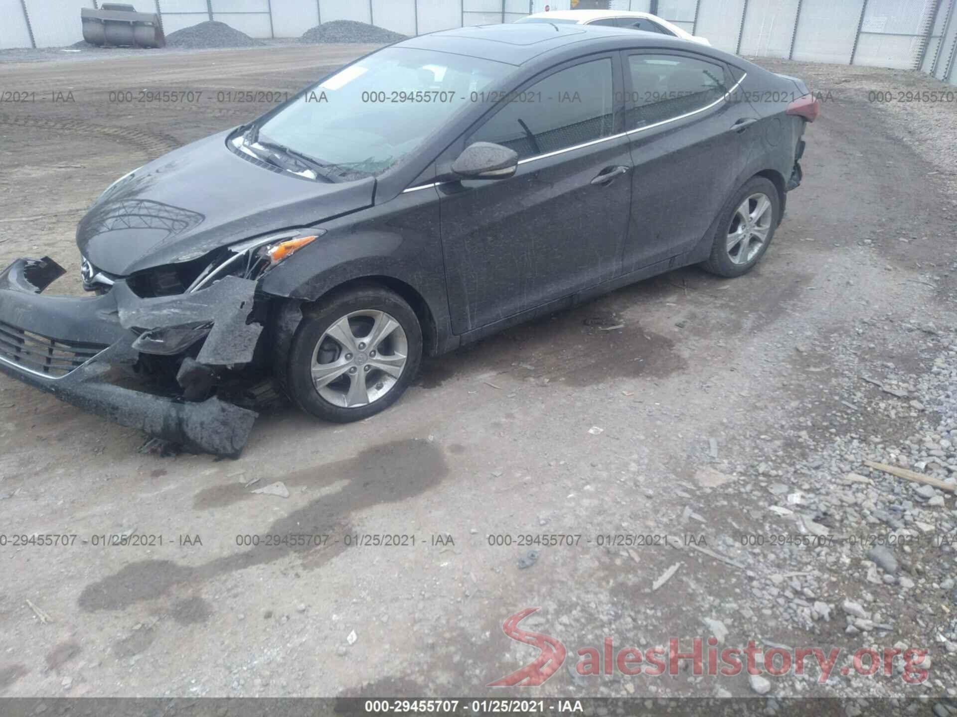 5NPDH4AE4GH734715 2016 HYUNDAI ELANTRA