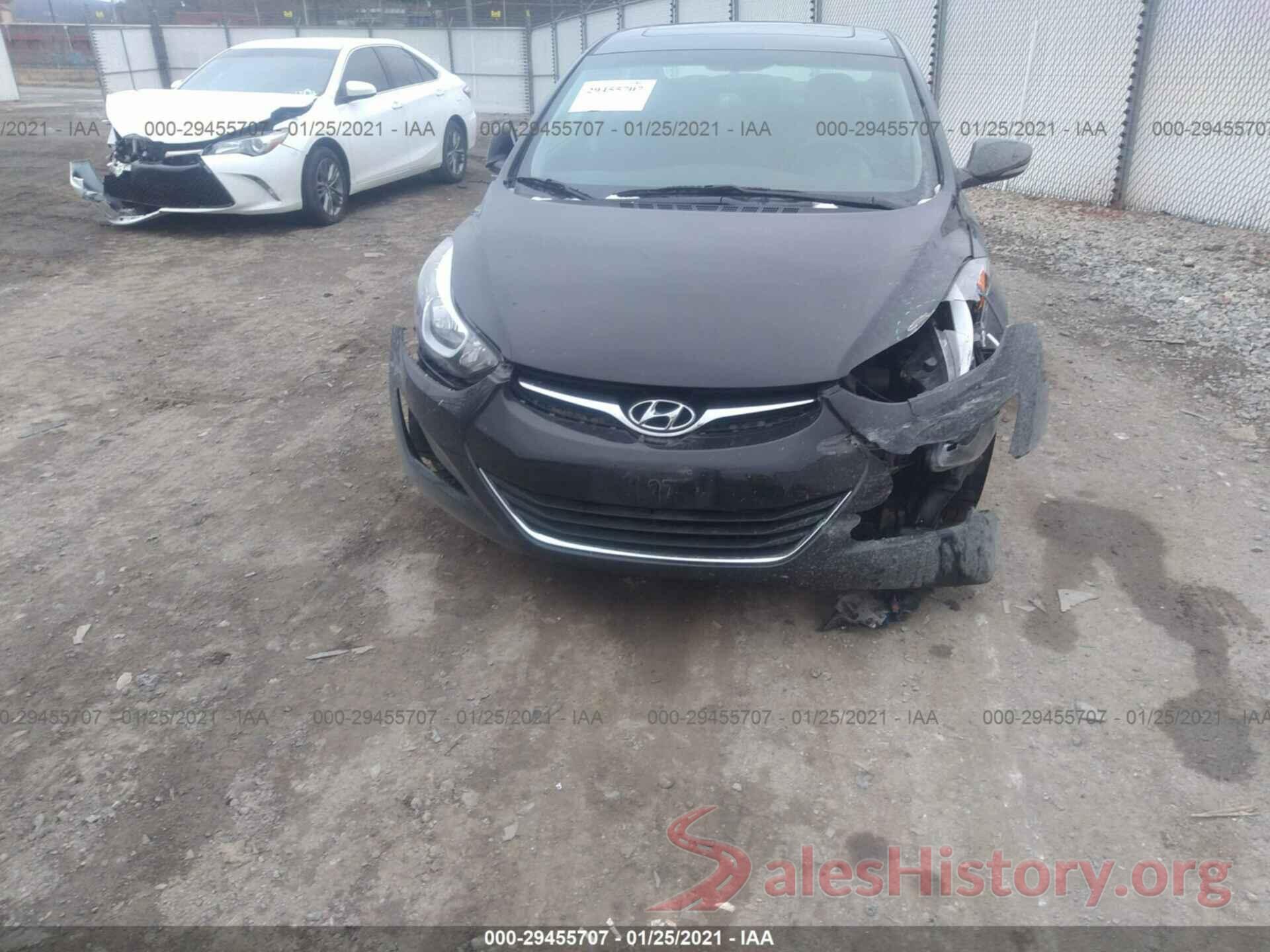 5NPDH4AE4GH734715 2016 HYUNDAI ELANTRA