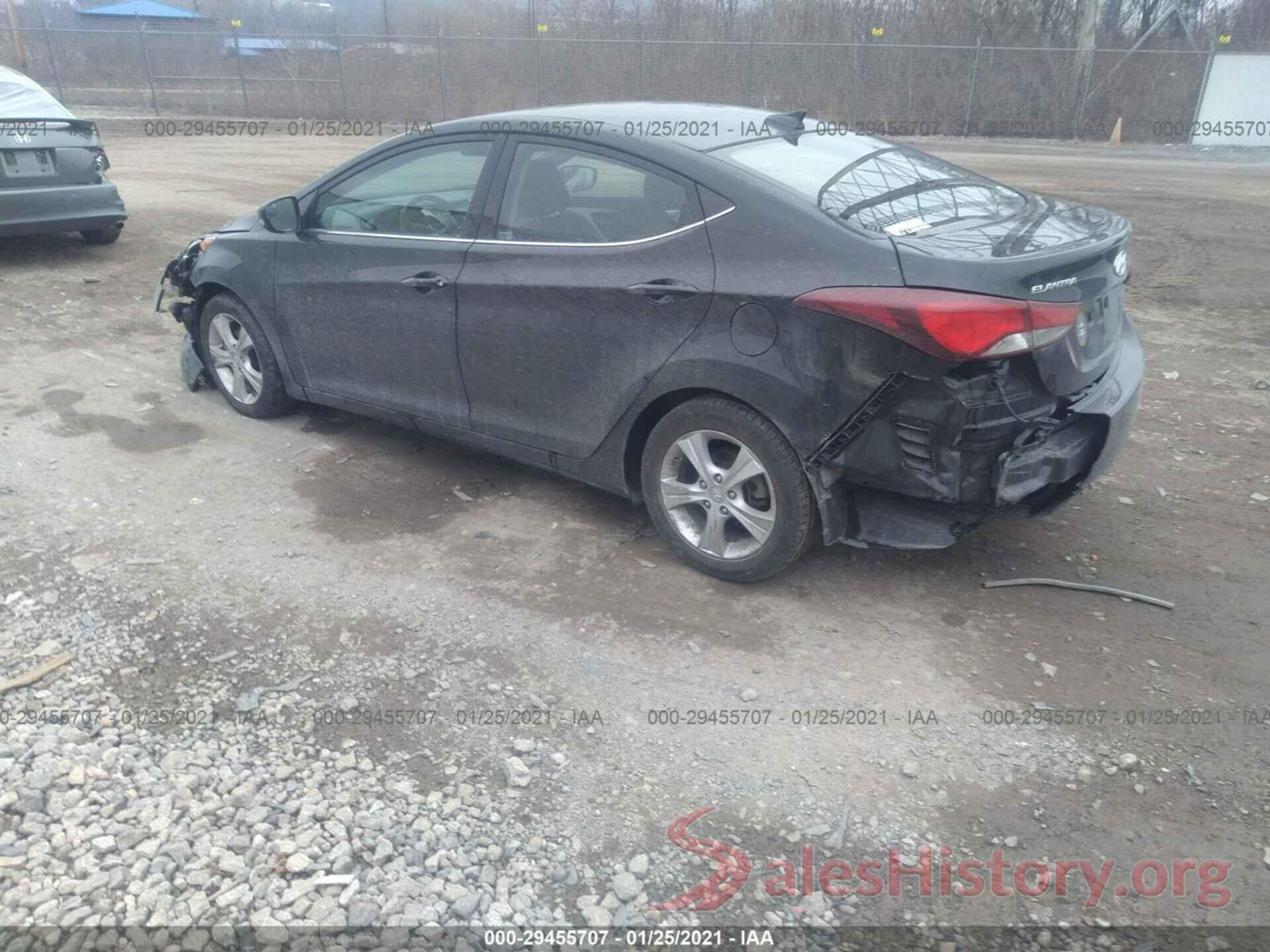 5NPDH4AE4GH734715 2016 HYUNDAI ELANTRA