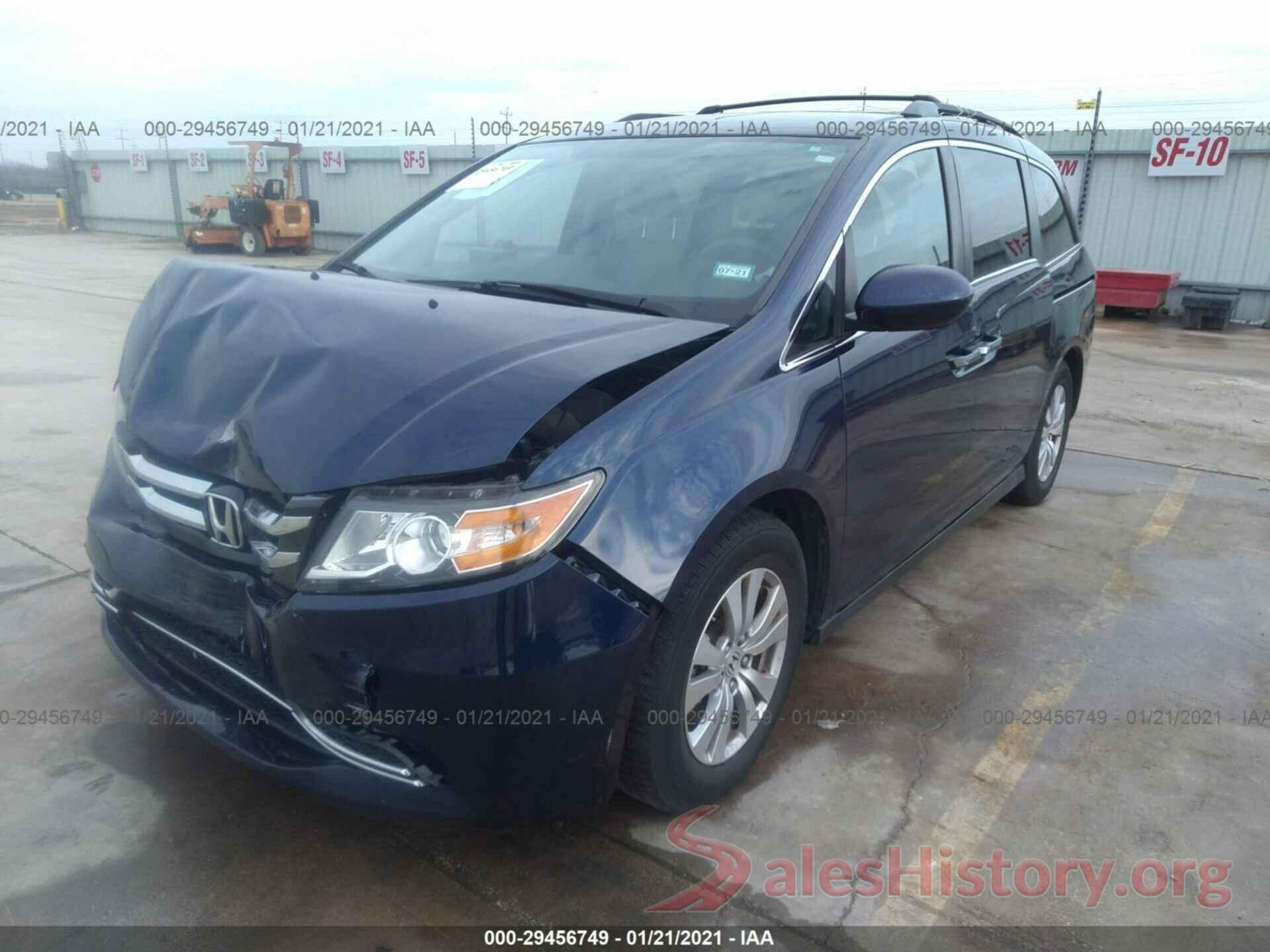 5FNRL5H30GB121245 2016 HONDA ODYSSEY