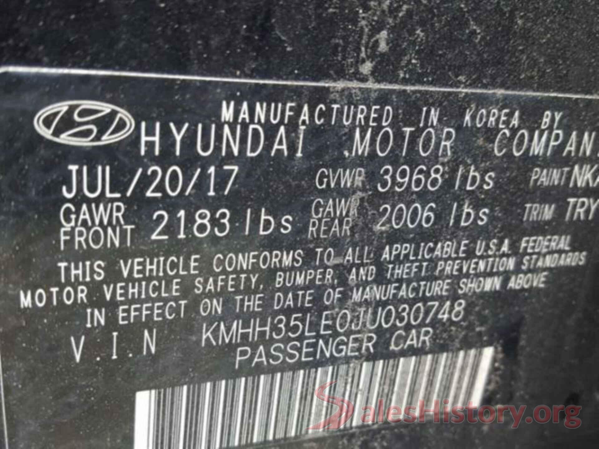 KMHH35LE0JU030748 2018 HYUNDAI ELANTRA GT