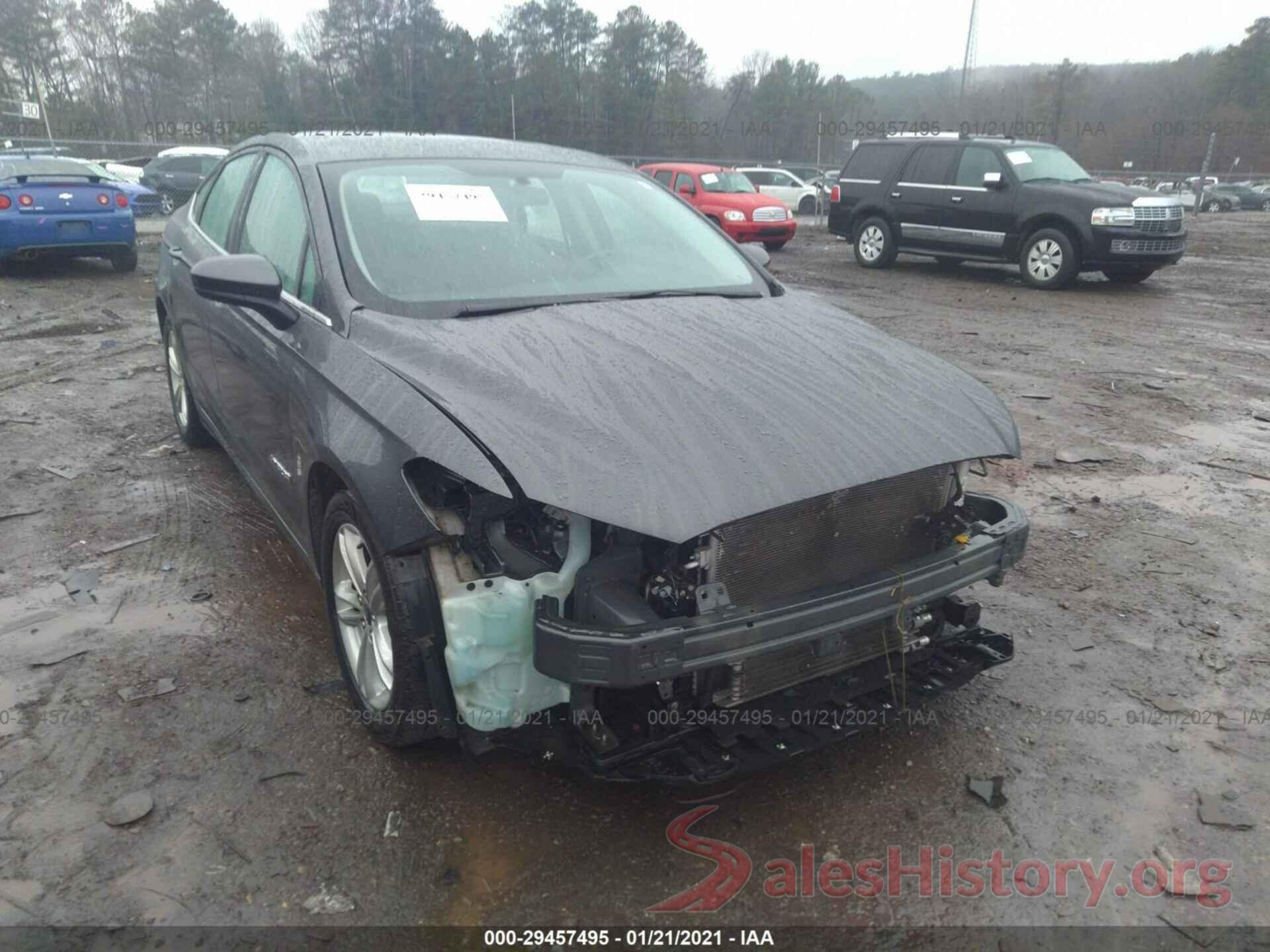 3FA6P0LU4JR287127 2018 FORD FUSION HYBRID