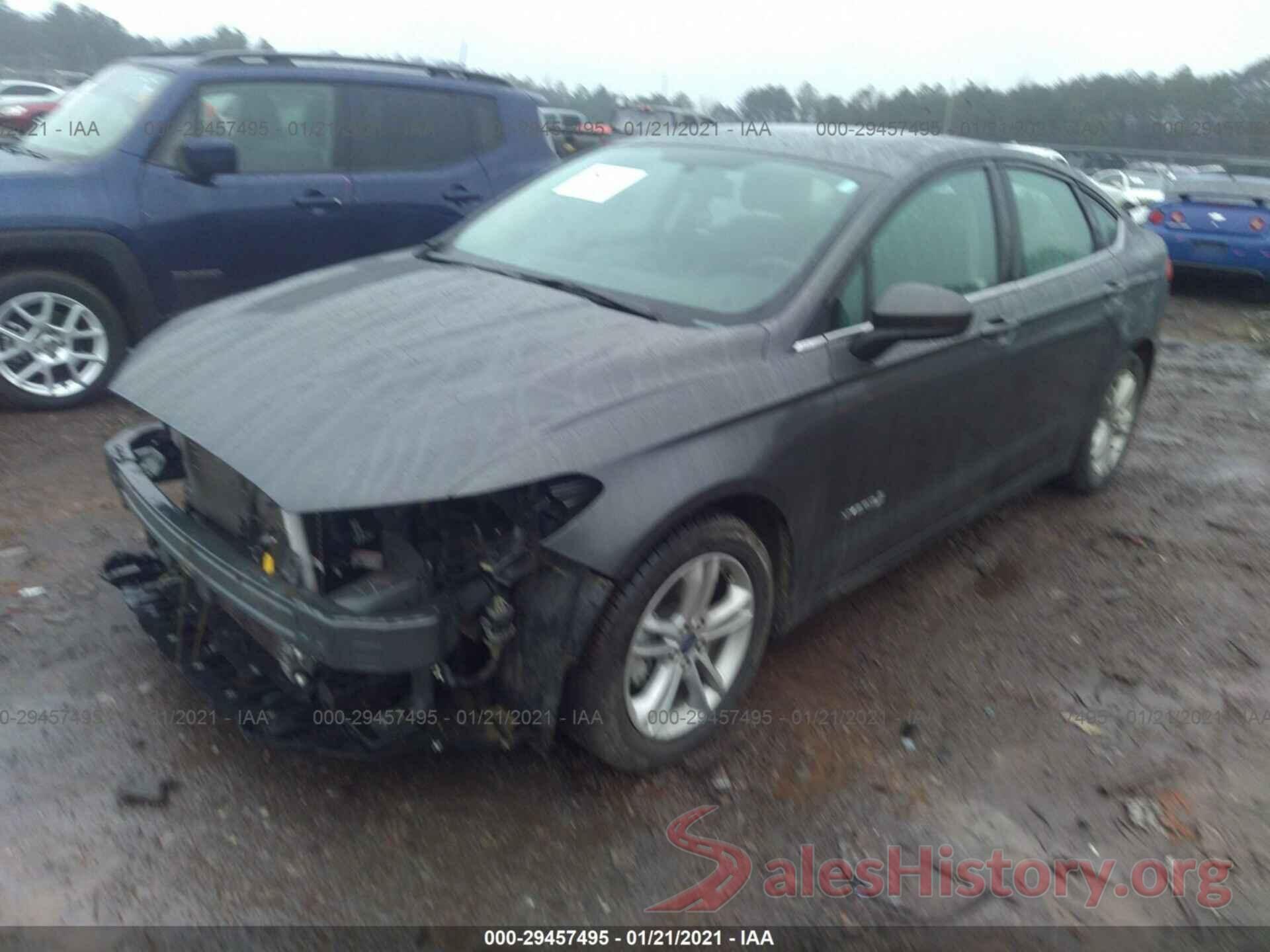 3FA6P0LU4JR287127 2018 FORD FUSION HYBRID