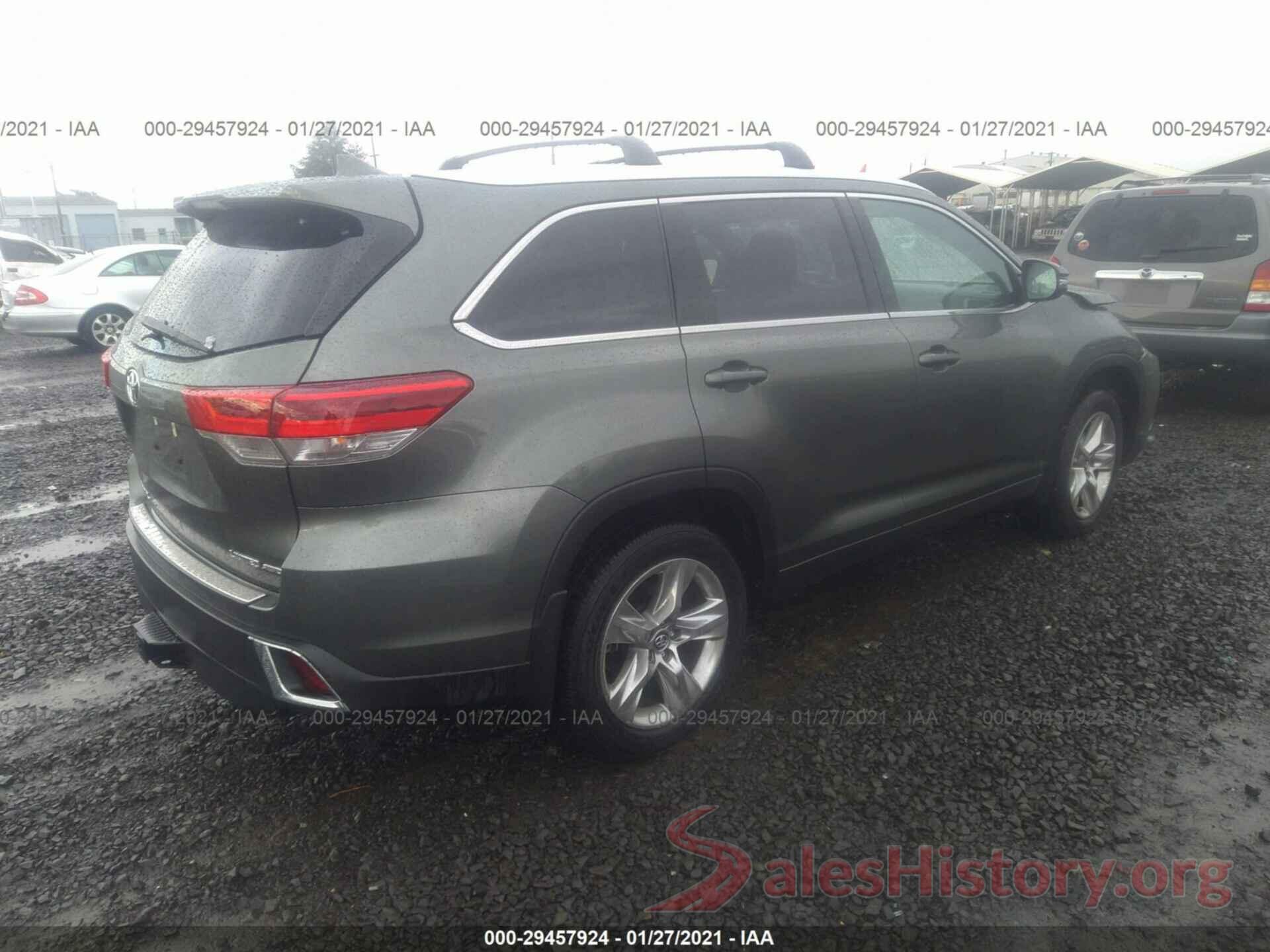 5TDDZRFHXKS710287 2019 TOYOTA HIGHLANDER