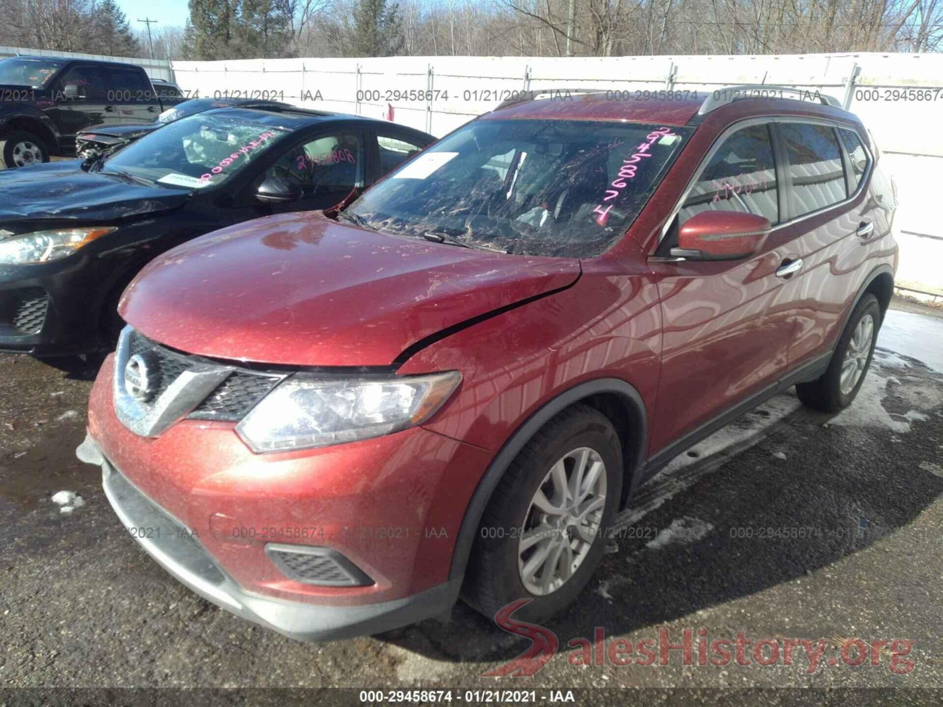 KNMAT2MTXGP666442 2016 NISSAN ROGUE