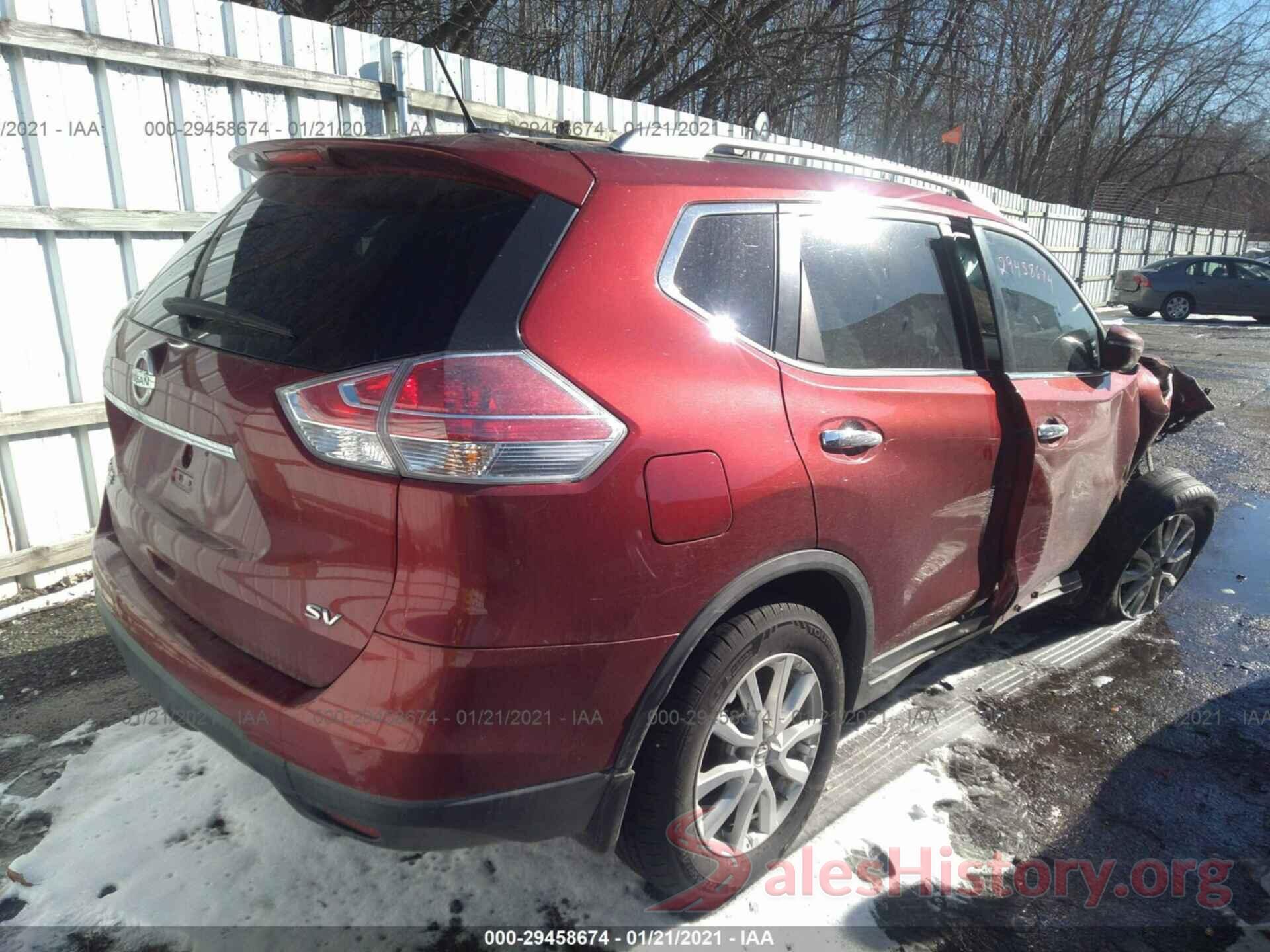 KNMAT2MTXGP666442 2016 NISSAN ROGUE