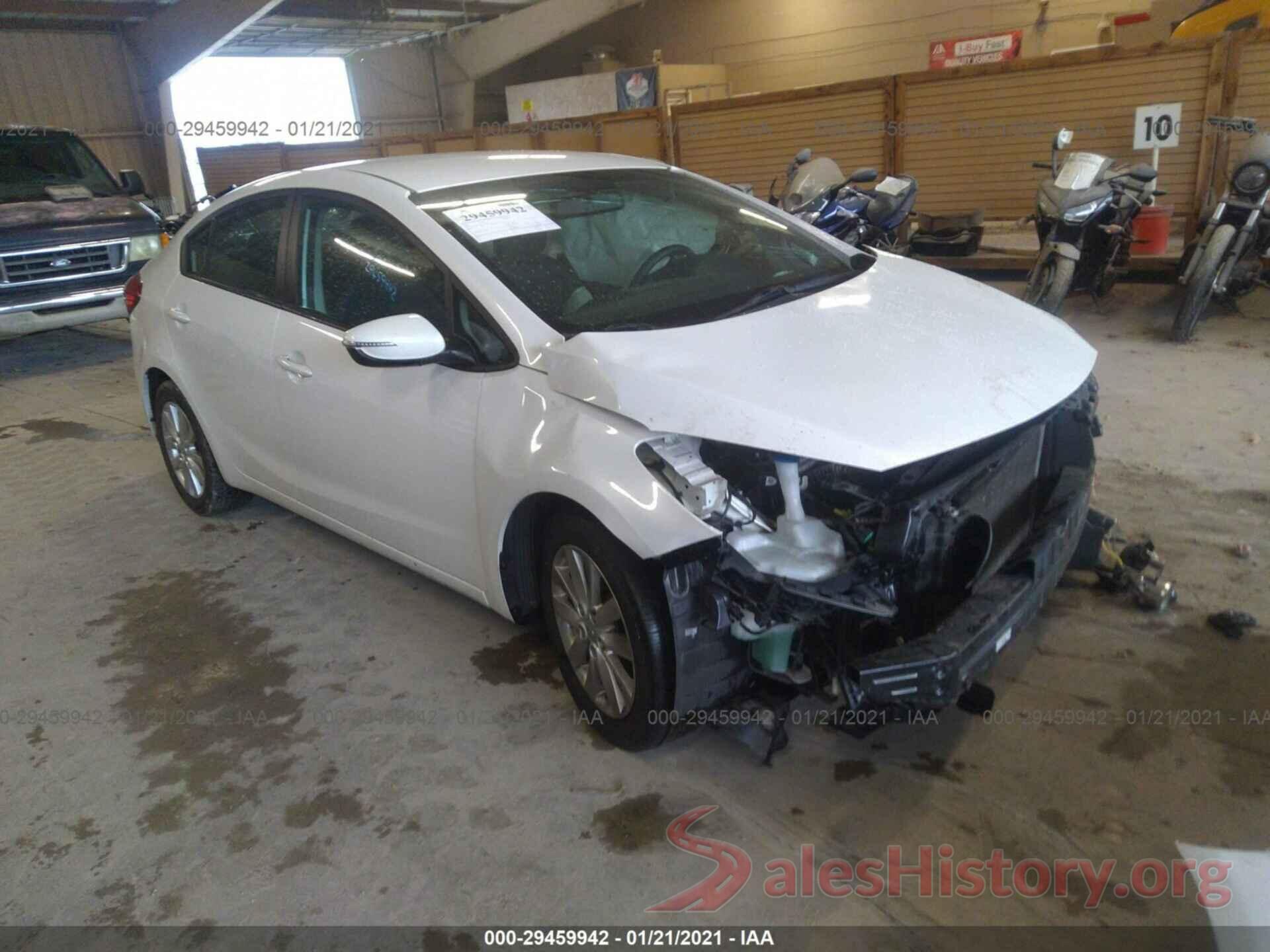 KNAFX4A62G5584105 2016 KIA FORTE