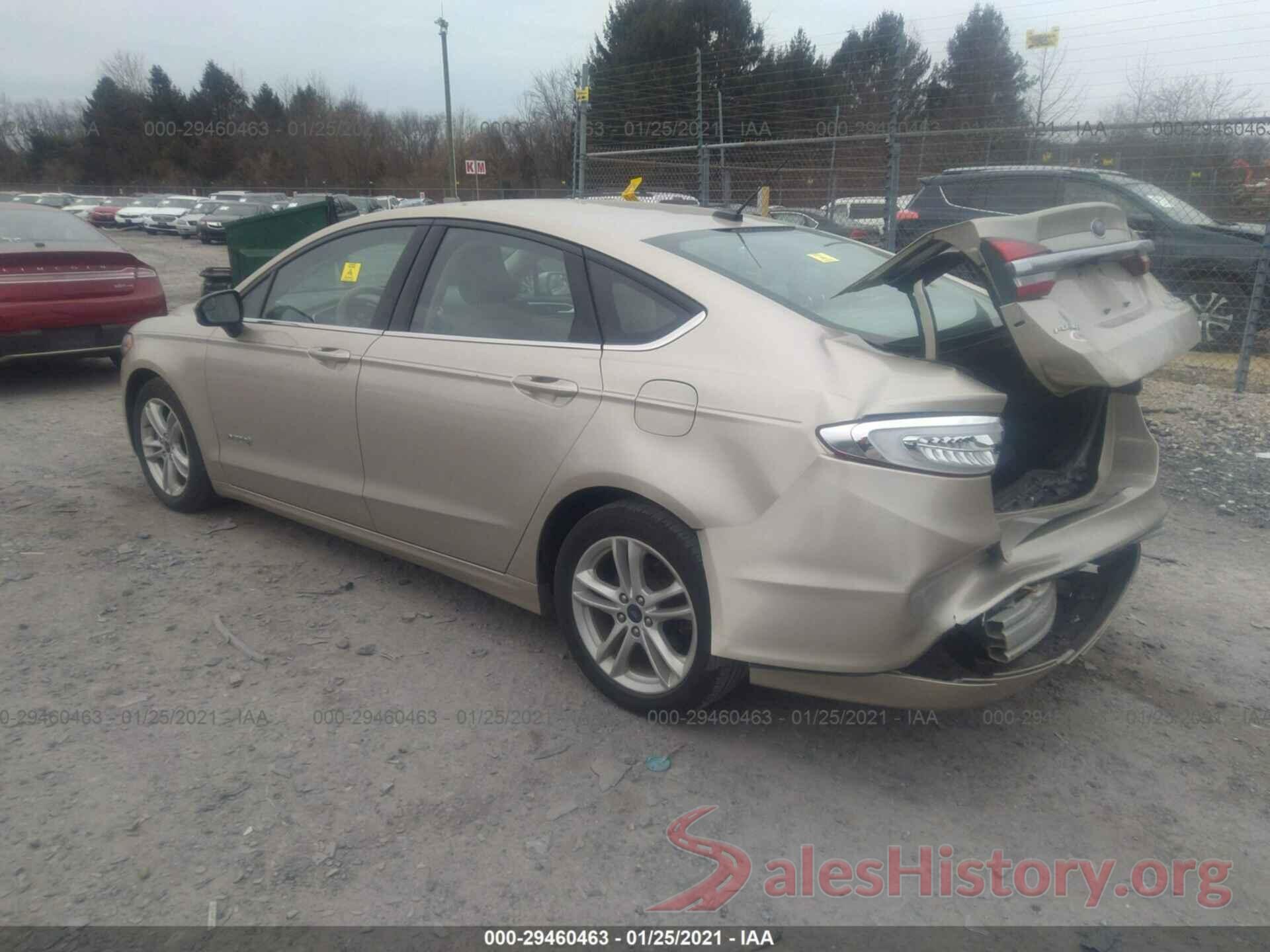 3FA6P0LU8JR207019 2018 FORD FUSION HYBRID