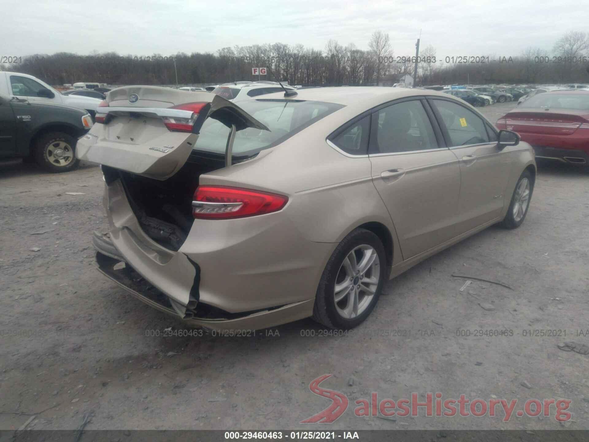 3FA6P0LU8JR207019 2018 FORD FUSION HYBRID