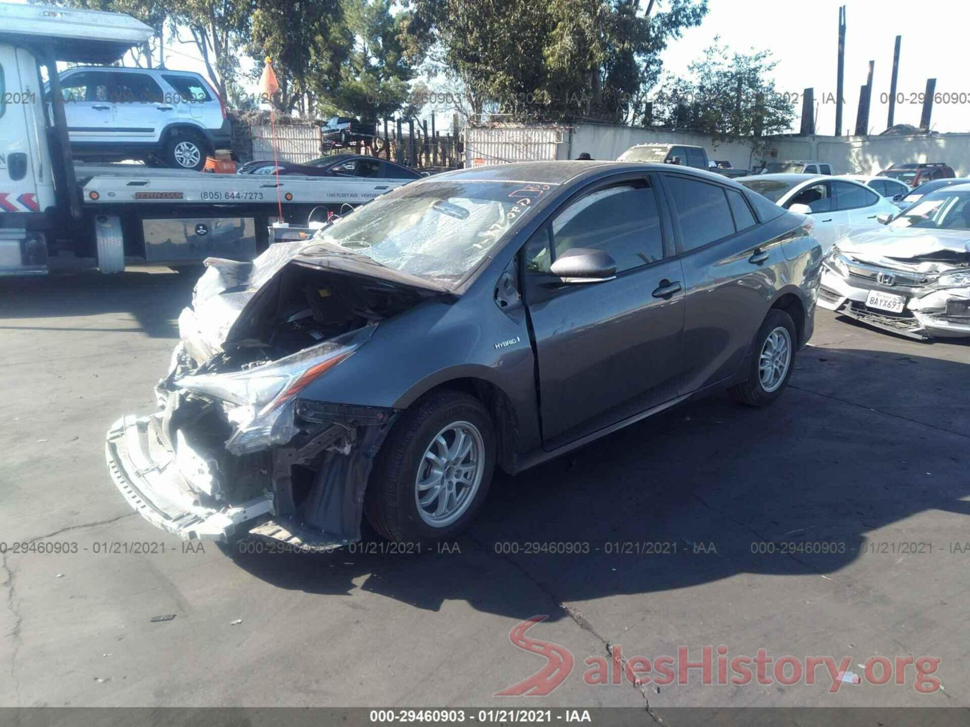 JTDKBRFU4G3017278 2016 TOYOTA PRIUS