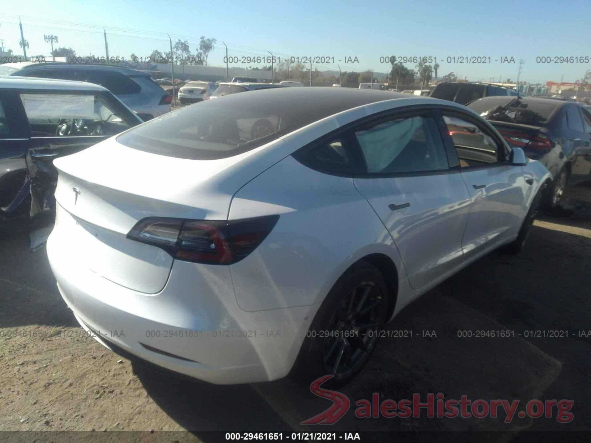 5YJ3E1EA7MF871491 2021 TESLA MODEL 3