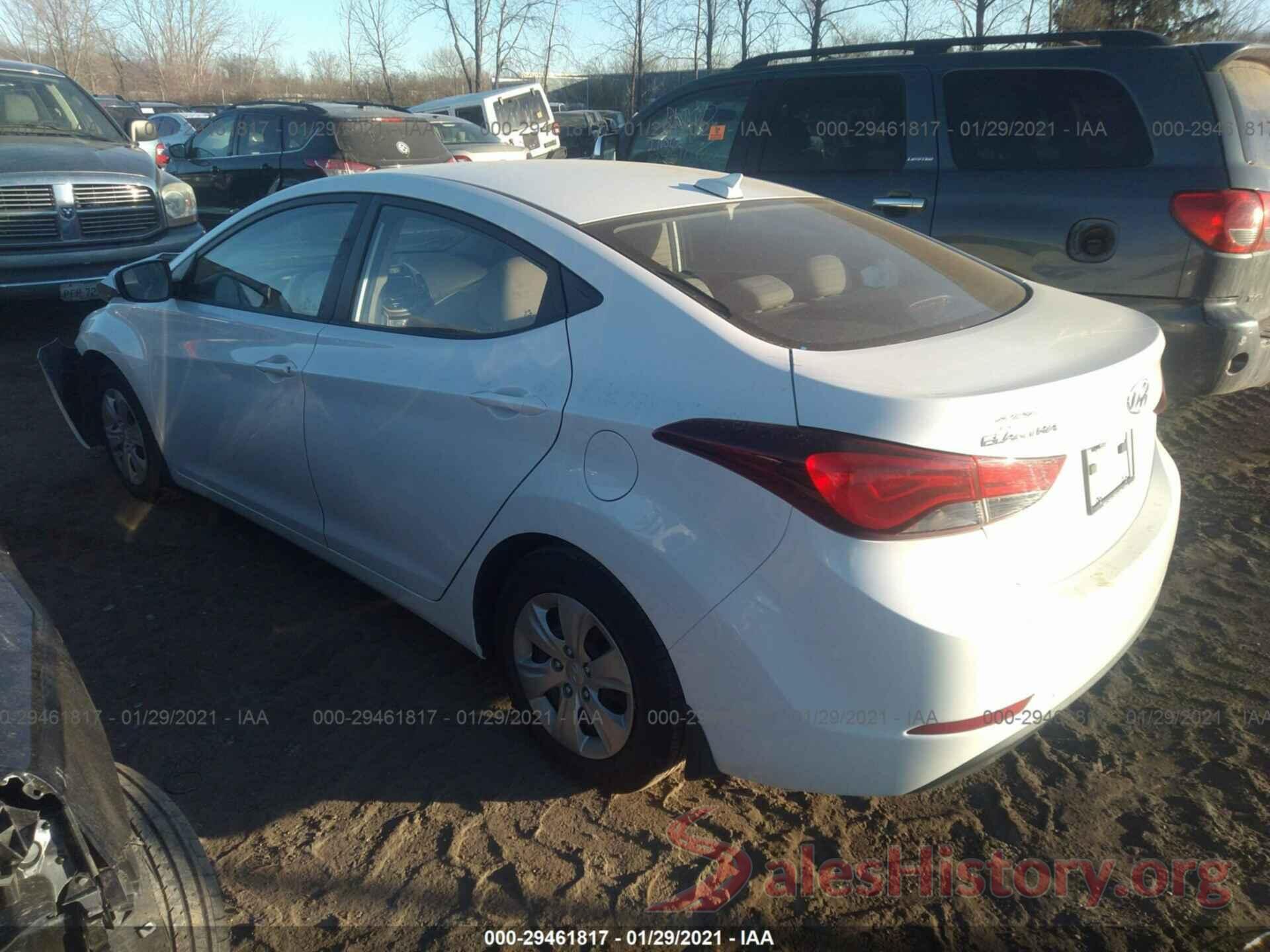 5NPDH4AE3GH712429 2016 HYUNDAI ELANTRA