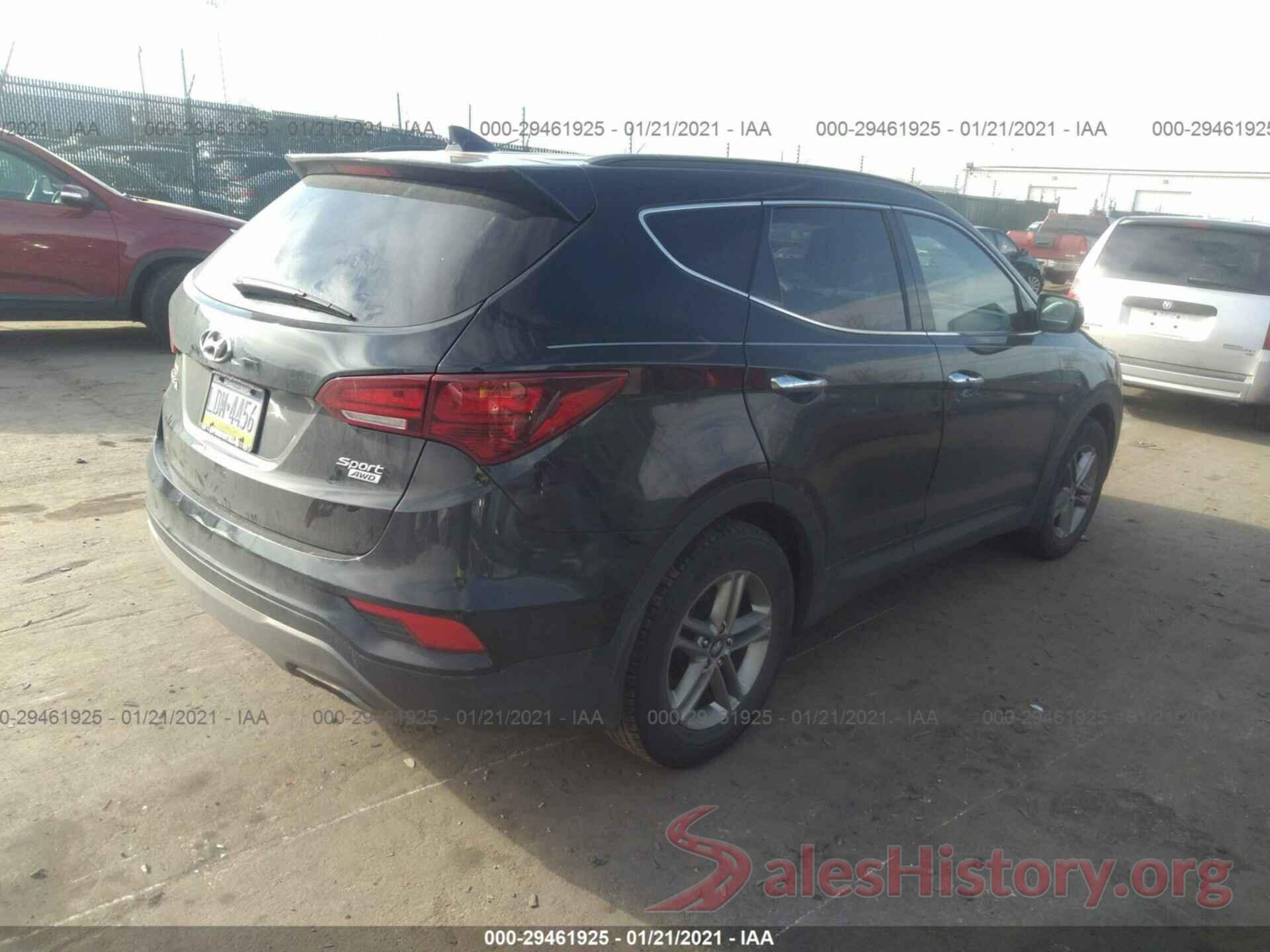 5NMZUDLB4JH063653 2018 HYUNDAI SANTA FE SPORT