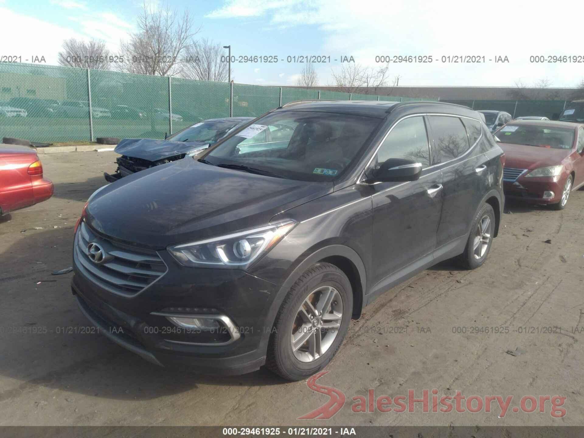 5NMZUDLB4JH063653 2018 HYUNDAI SANTA FE SPORT