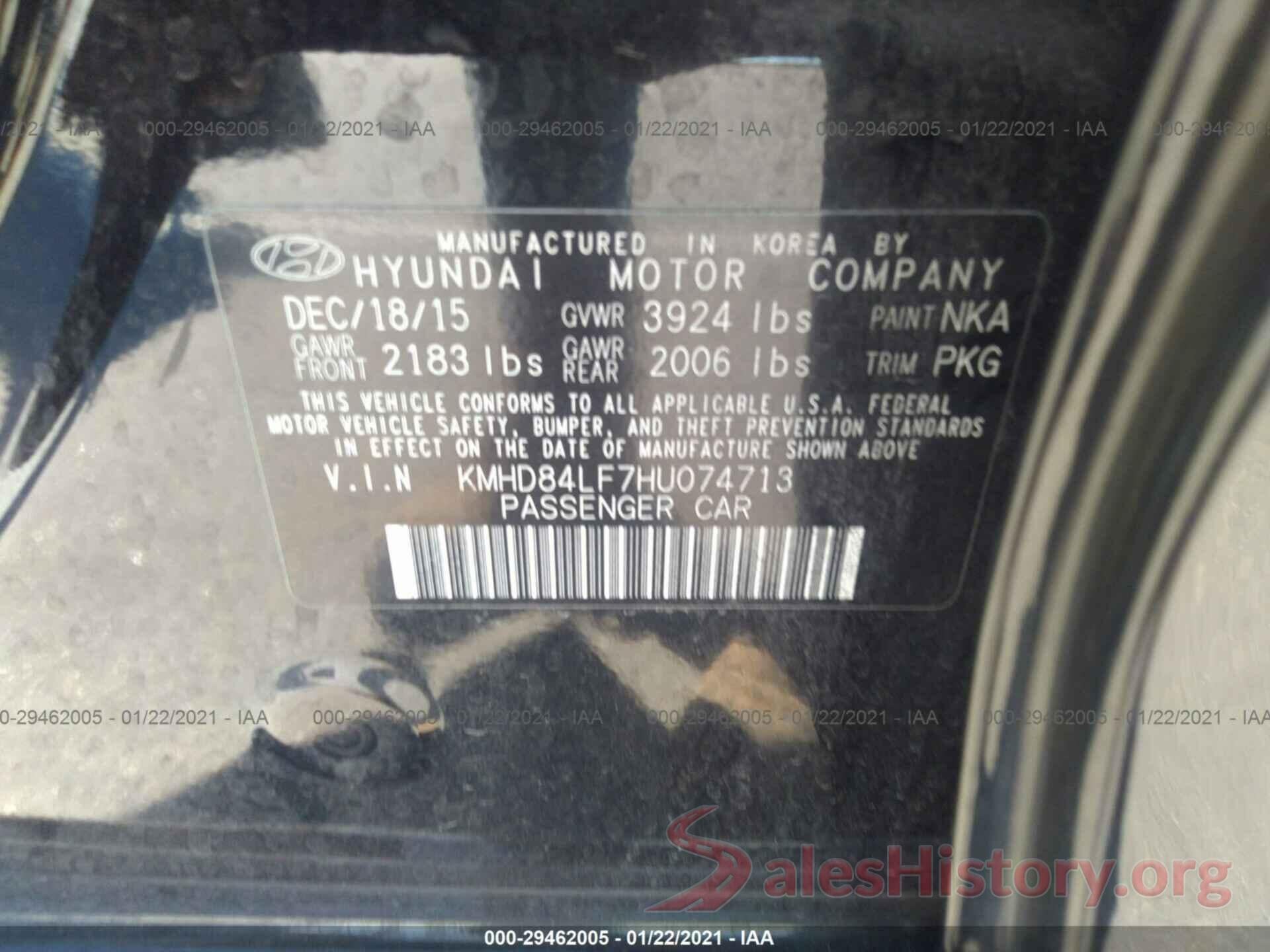 KMHD84LF7HU074713 2017 HYUNDAI ELANTRA