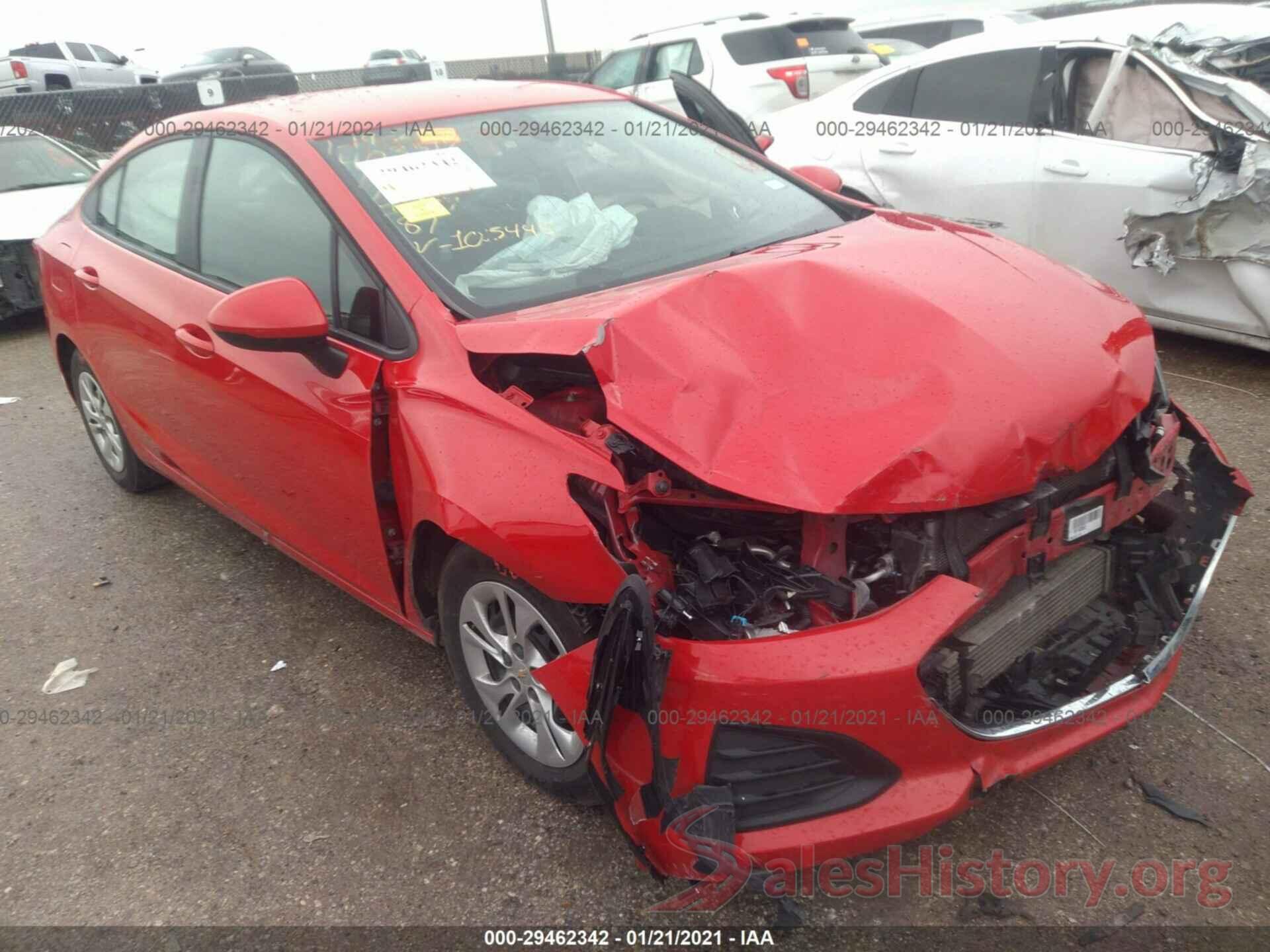 1G1BJ5SM6K7103445 2019 CHEVROLET CRUZE