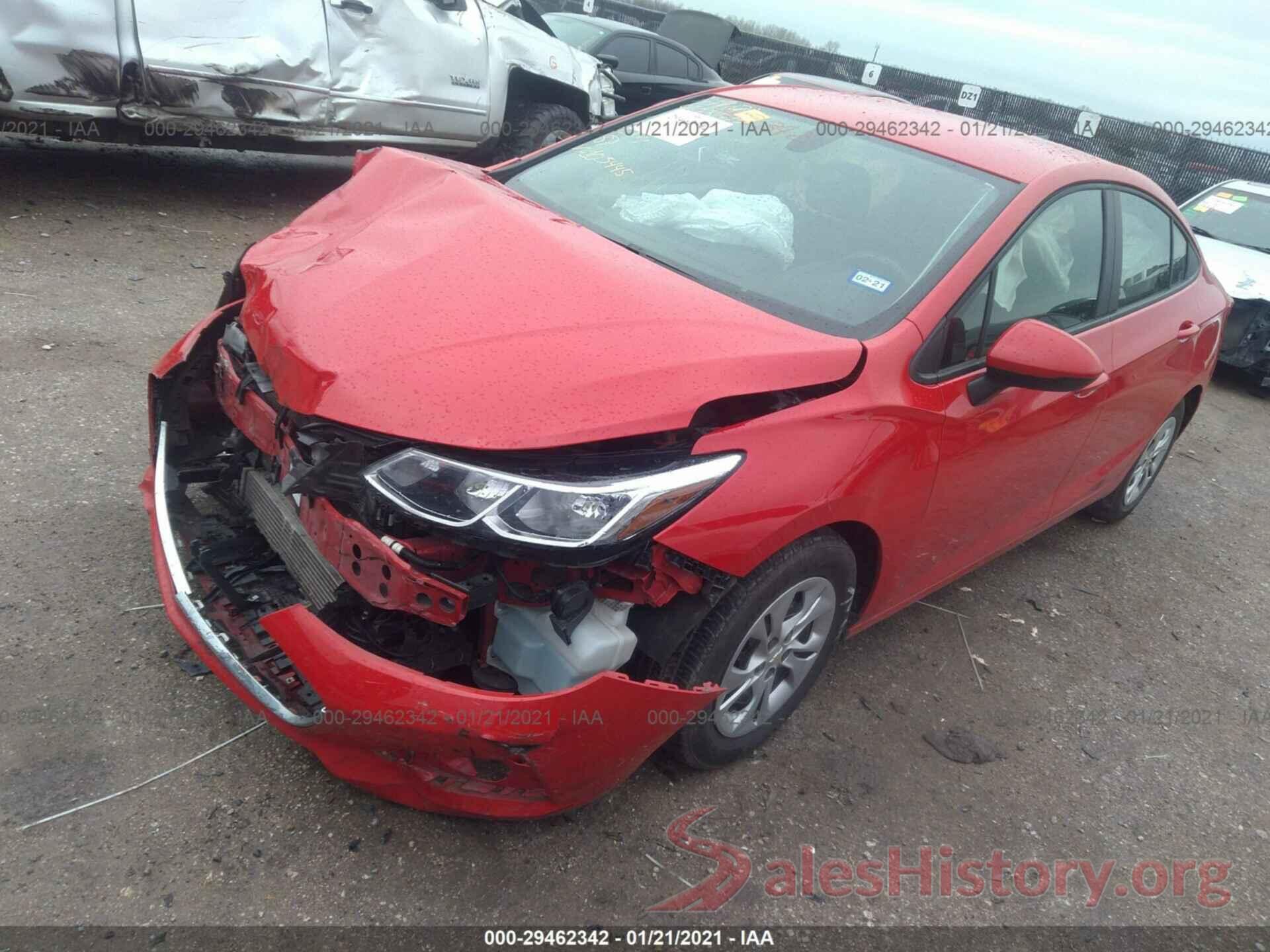 1G1BJ5SM6K7103445 2019 CHEVROLET CRUZE