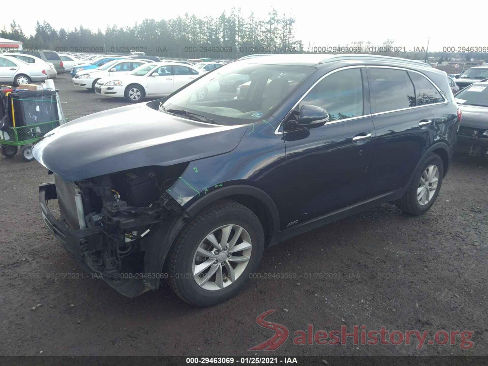 5XYPGDA36HG210036 2017 KIA SORENTO