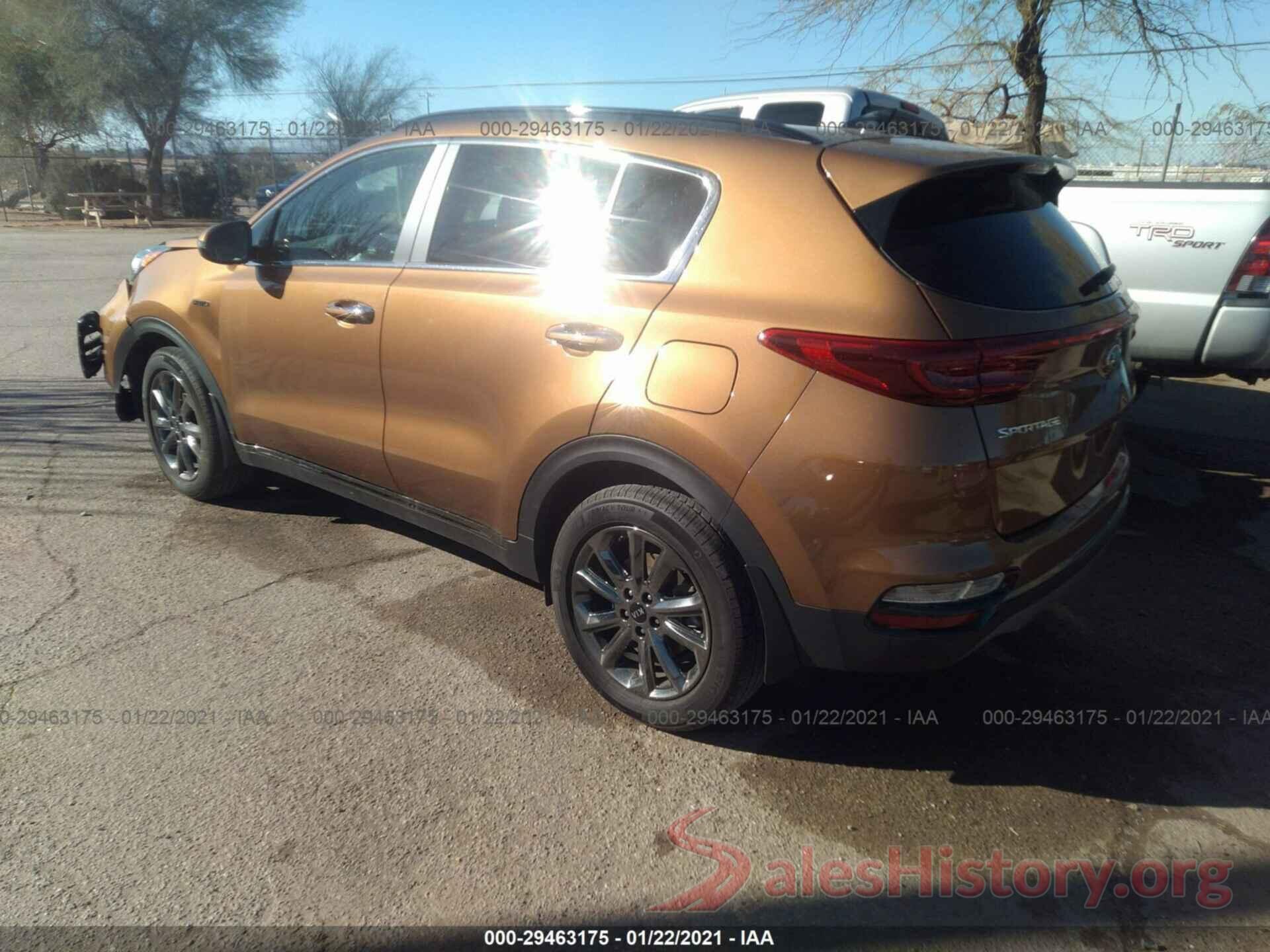 KNDP6CAC2L7650306 2020 KIA SPORTAGE