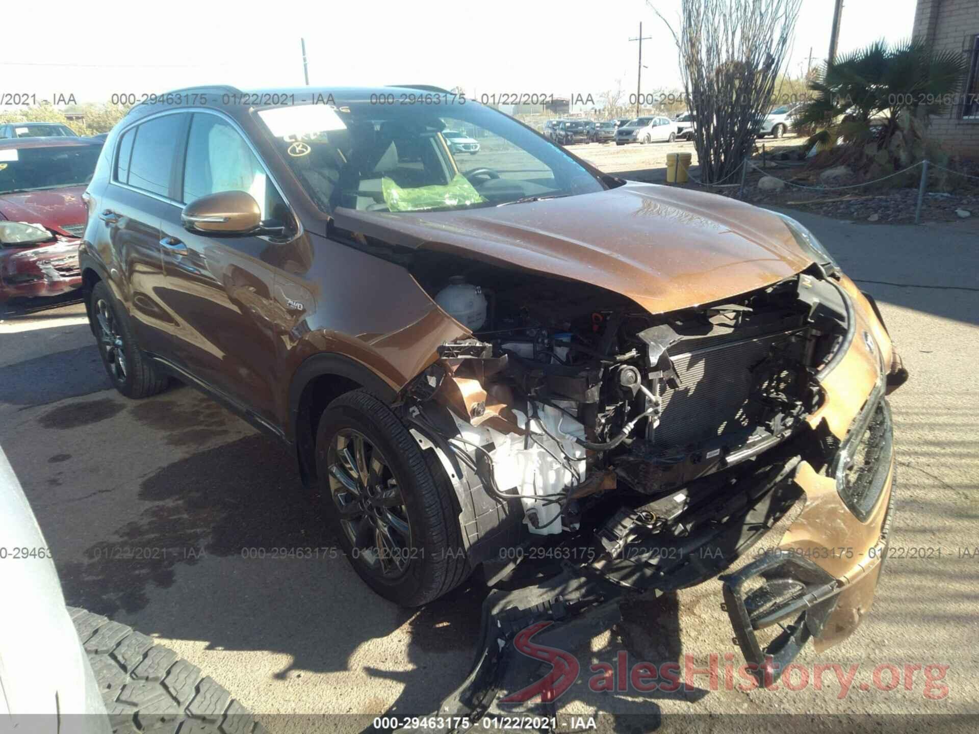 KNDP6CAC2L7650306 2020 KIA SPORTAGE